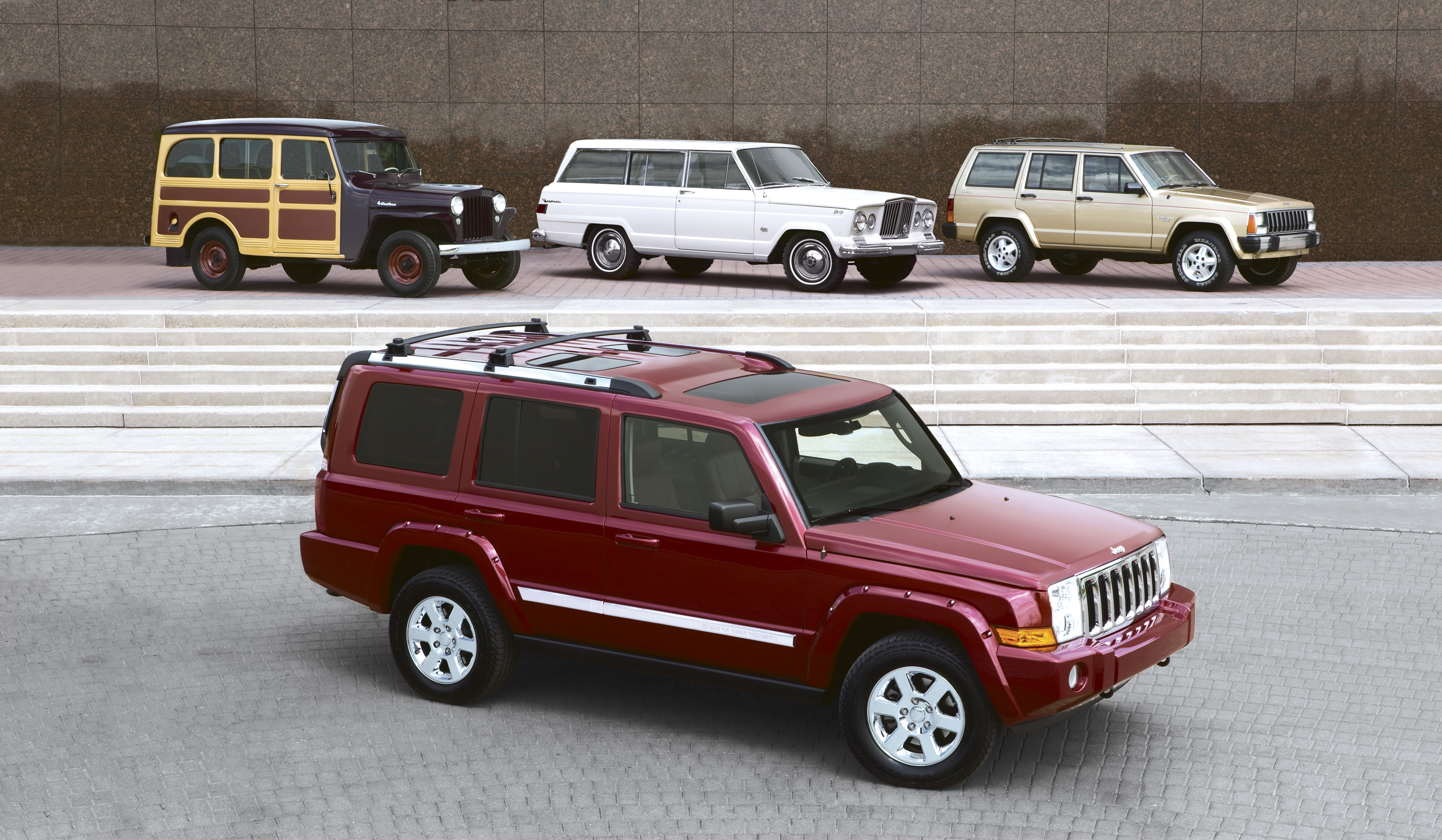 Jeep Commander, Rugged and versatile, Unleash your spirit, Off-road exploration, 3000x1750 HD Desktop