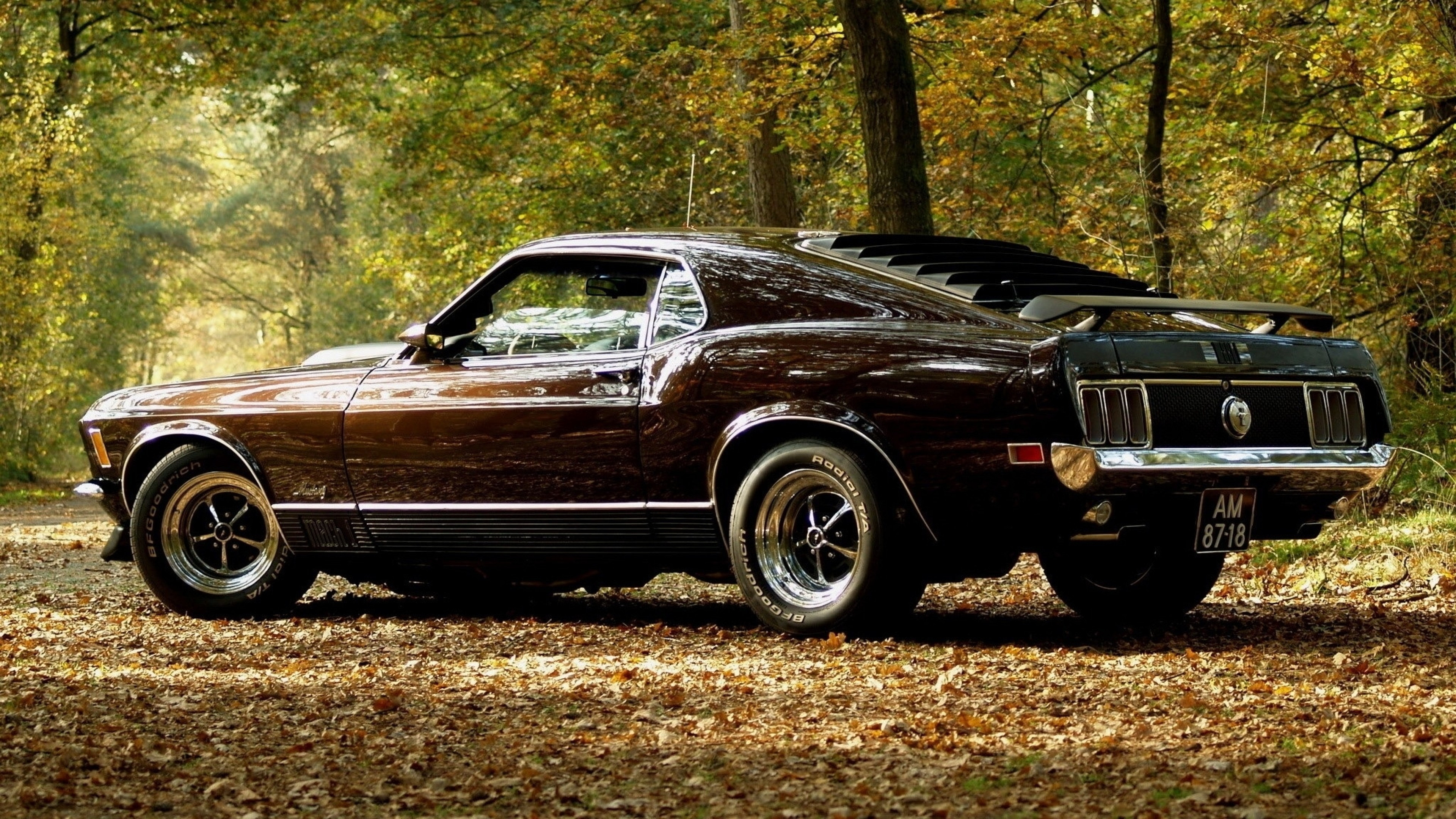 Ford Mustang: Classic cars, American automobiles. 3840x2160 4K Background.