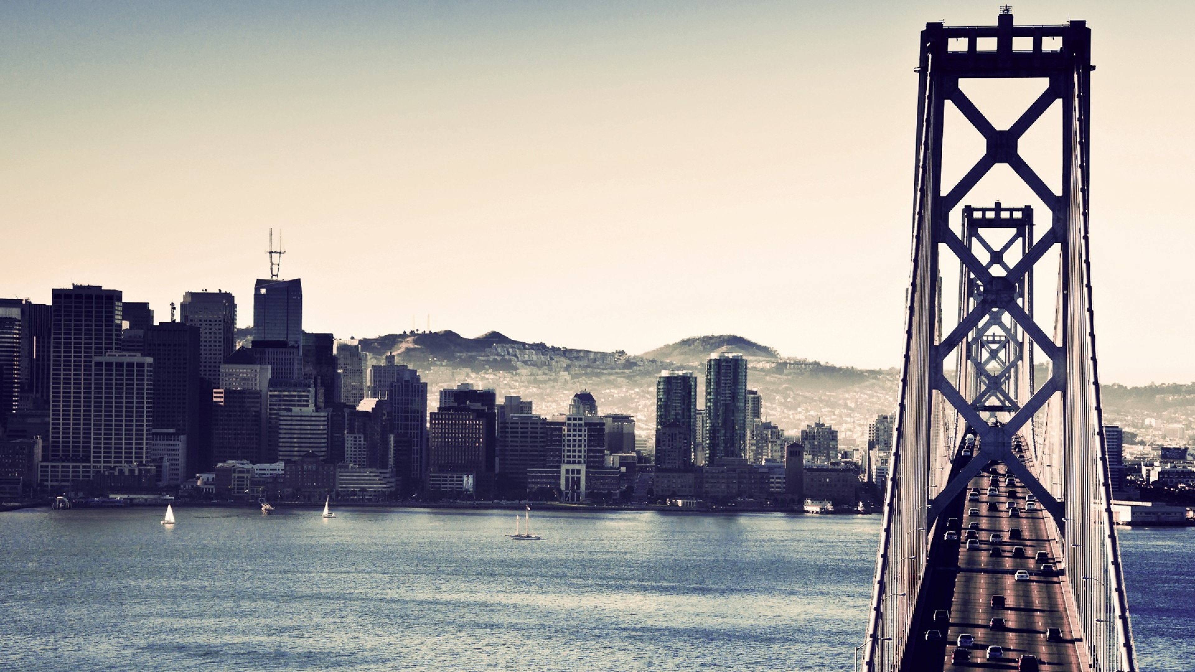San Francisco Skyline, Travels, 44 4k wallpaper, 3840x2160 4K Desktop