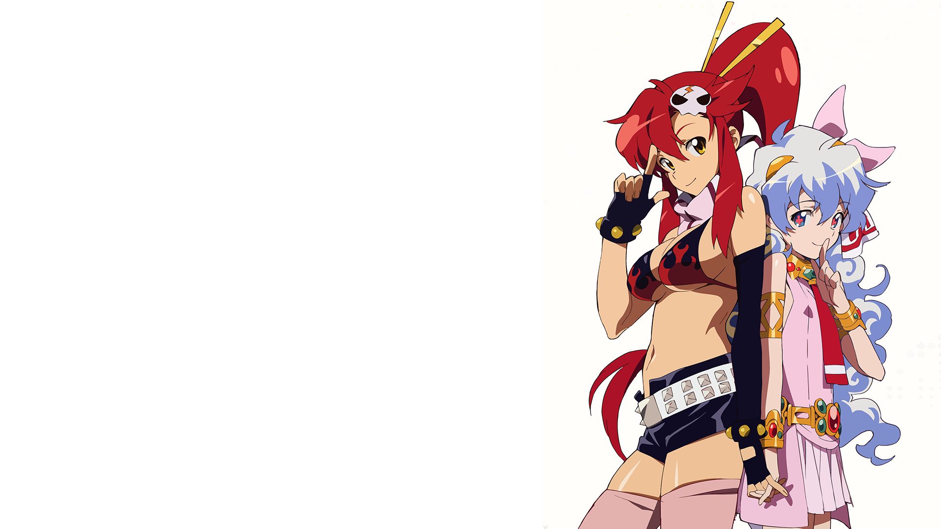 Nia from Gurren Lagann, Anime character, Redhead beauty, Artistic depiction, 1920x1080 Full HD Desktop