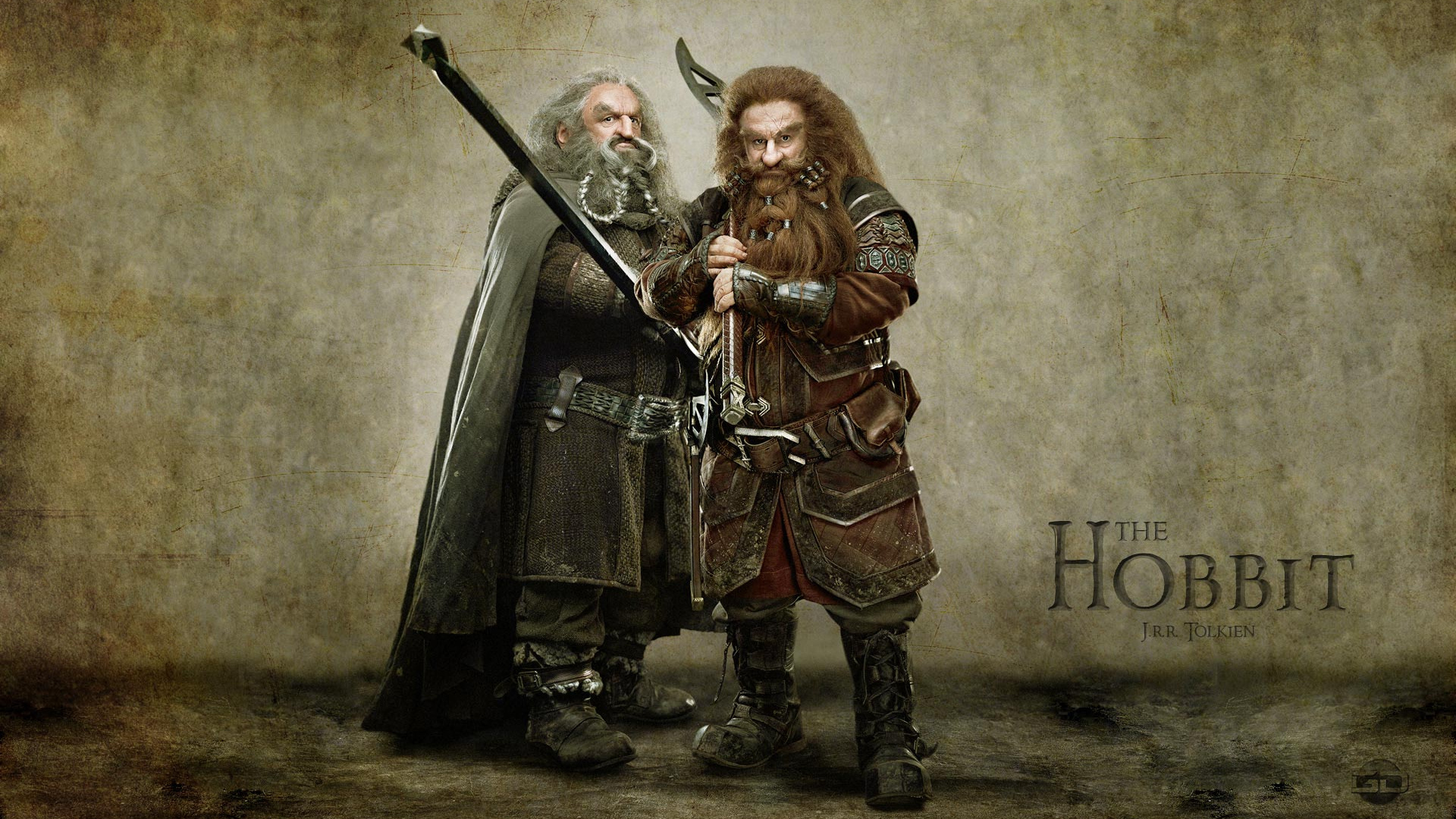 The Hobbit (Movie): Gloin, Oin, The Dwarves of Thorin II Oakenshield's company. 1920x1080 Full HD Wallpaper.