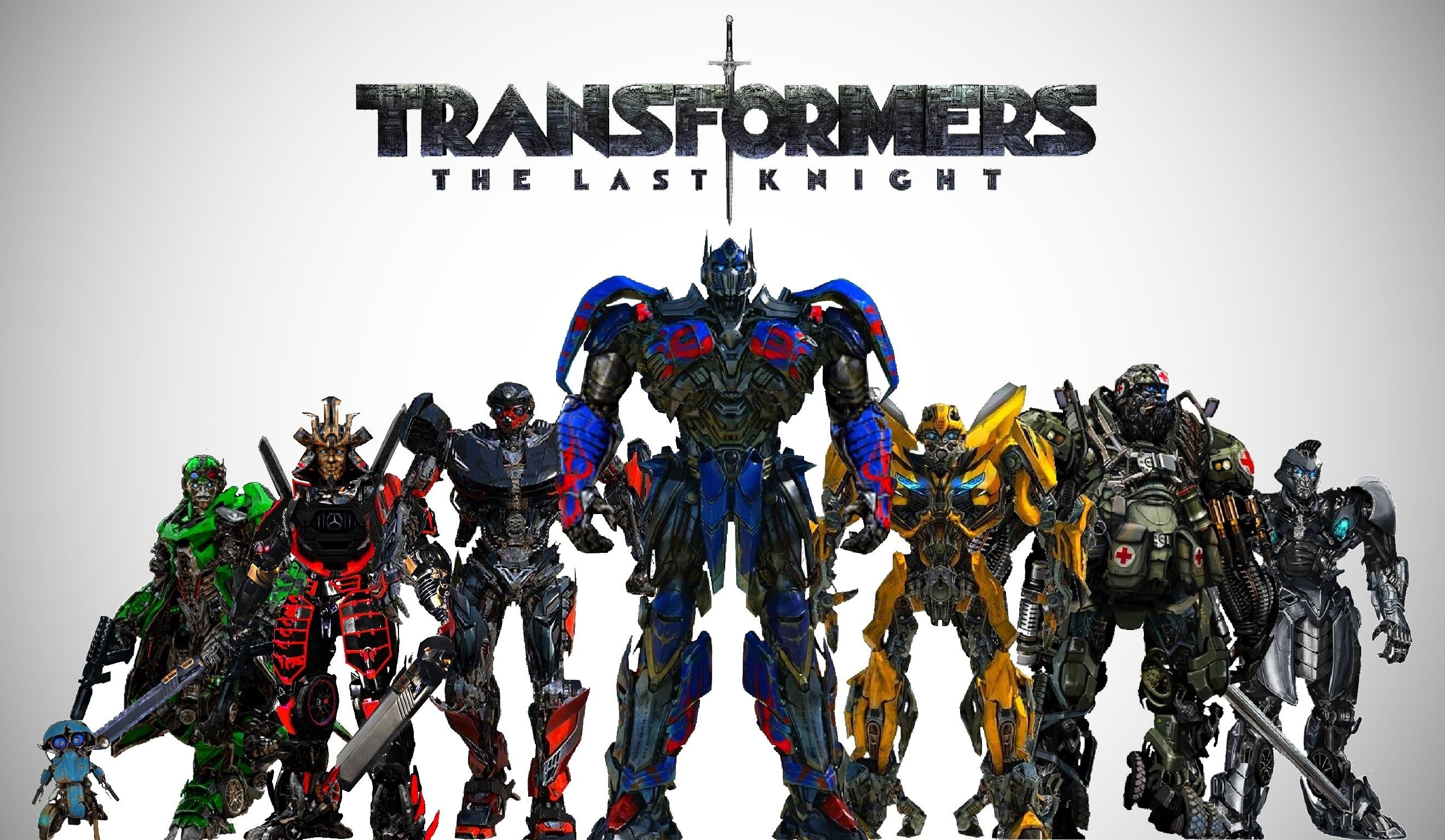 Transformers The Last Knight, Cast of robots, Optimus Prime wallpaper, 2640x1540 HD Desktop