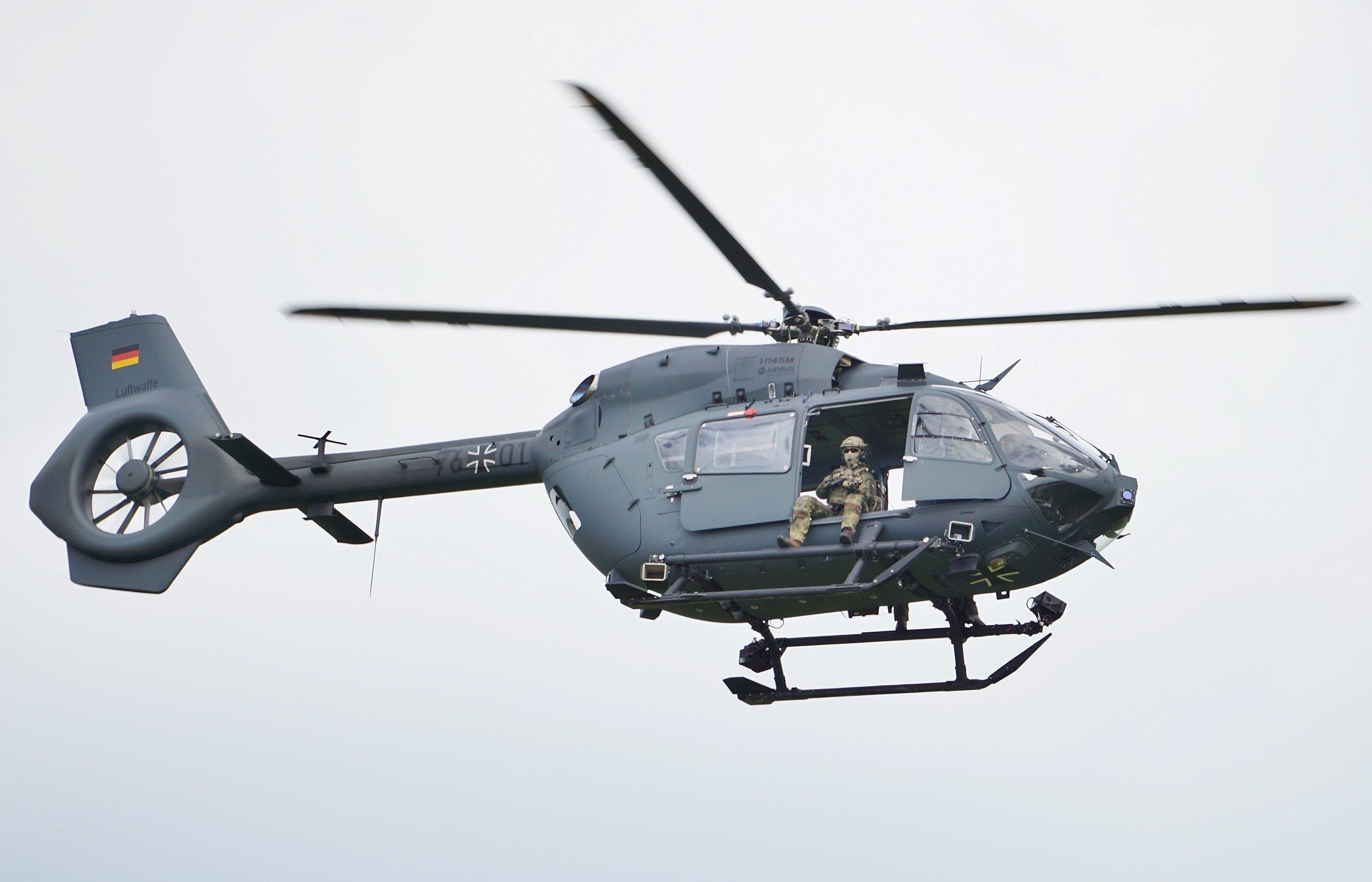 Eurocopter EC145, Military helicopter, Helicopter military, 2560x1650 HD Desktop