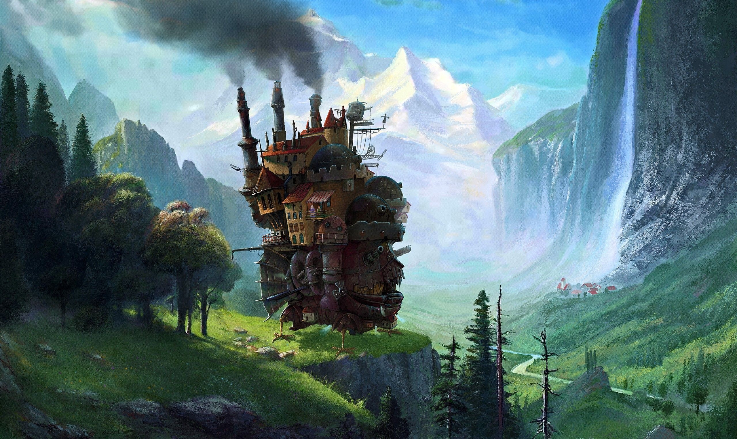 Miyazaki wallpapers, Stunning backgrounds, Visual marvels, Artistic brilliance, 2560x1530 HD Desktop