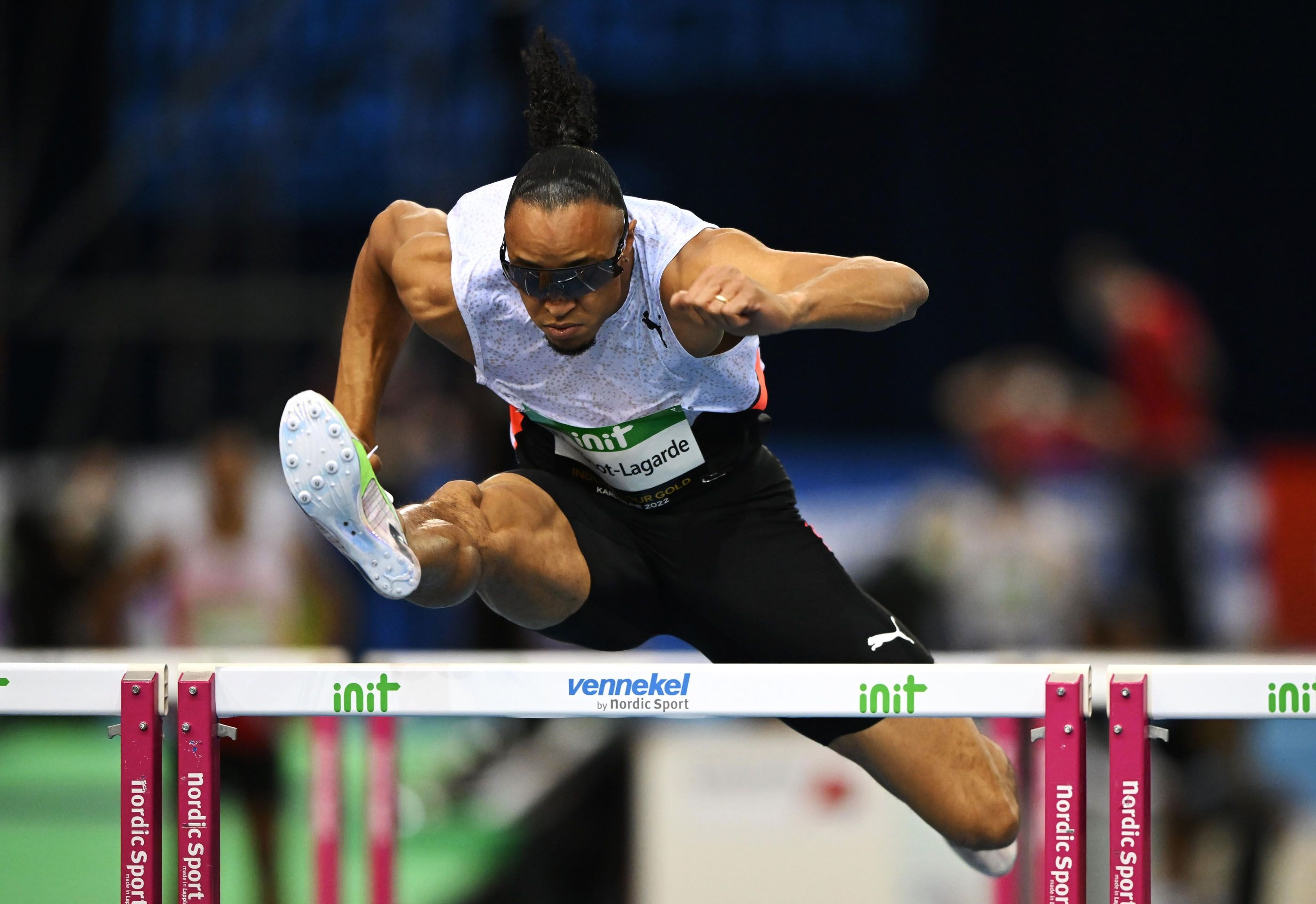 Pascal Martinot-Lagarde, Medal pursuit, Belgrade series, World athletics, 2800x1930 HD Desktop