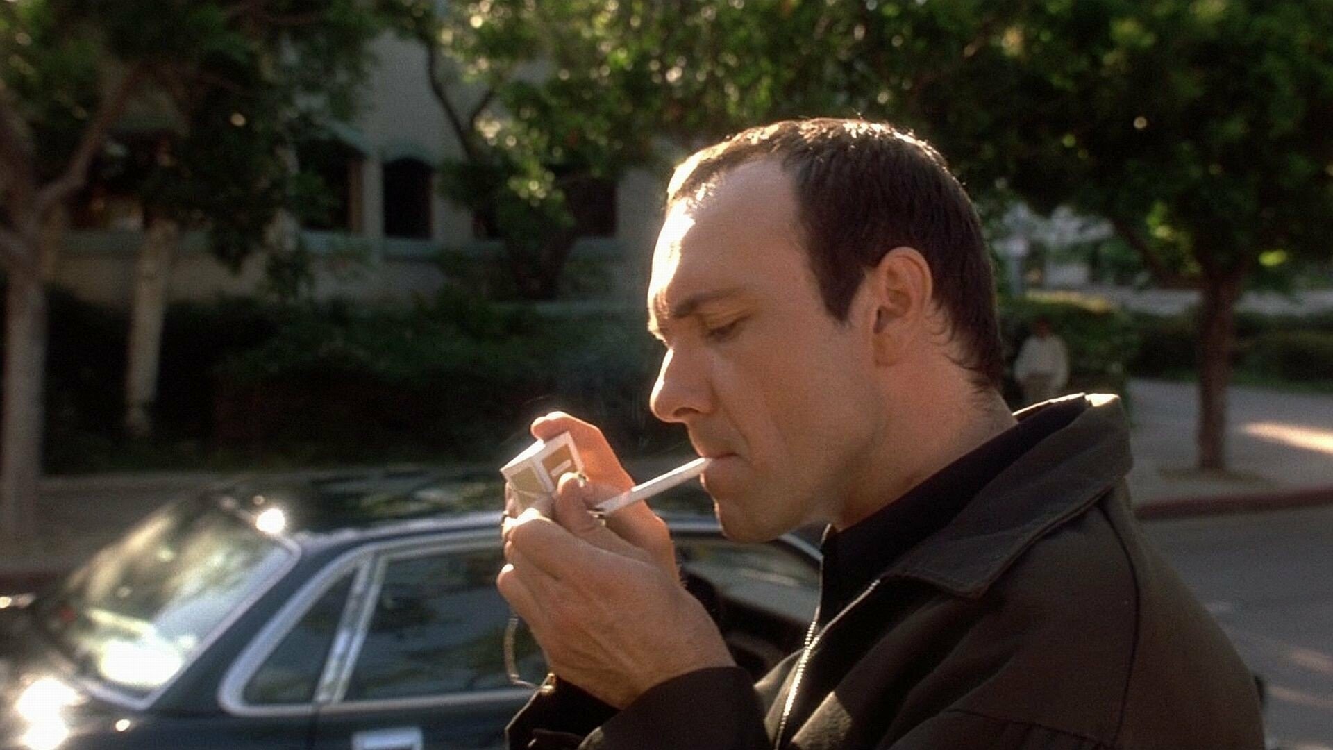 The Usual Suspects: Kevin Spacey as Roger 'Verbal' Kint / Keyser Soze, The main antagonist. 1920x1080 Full HD Wallpaper.