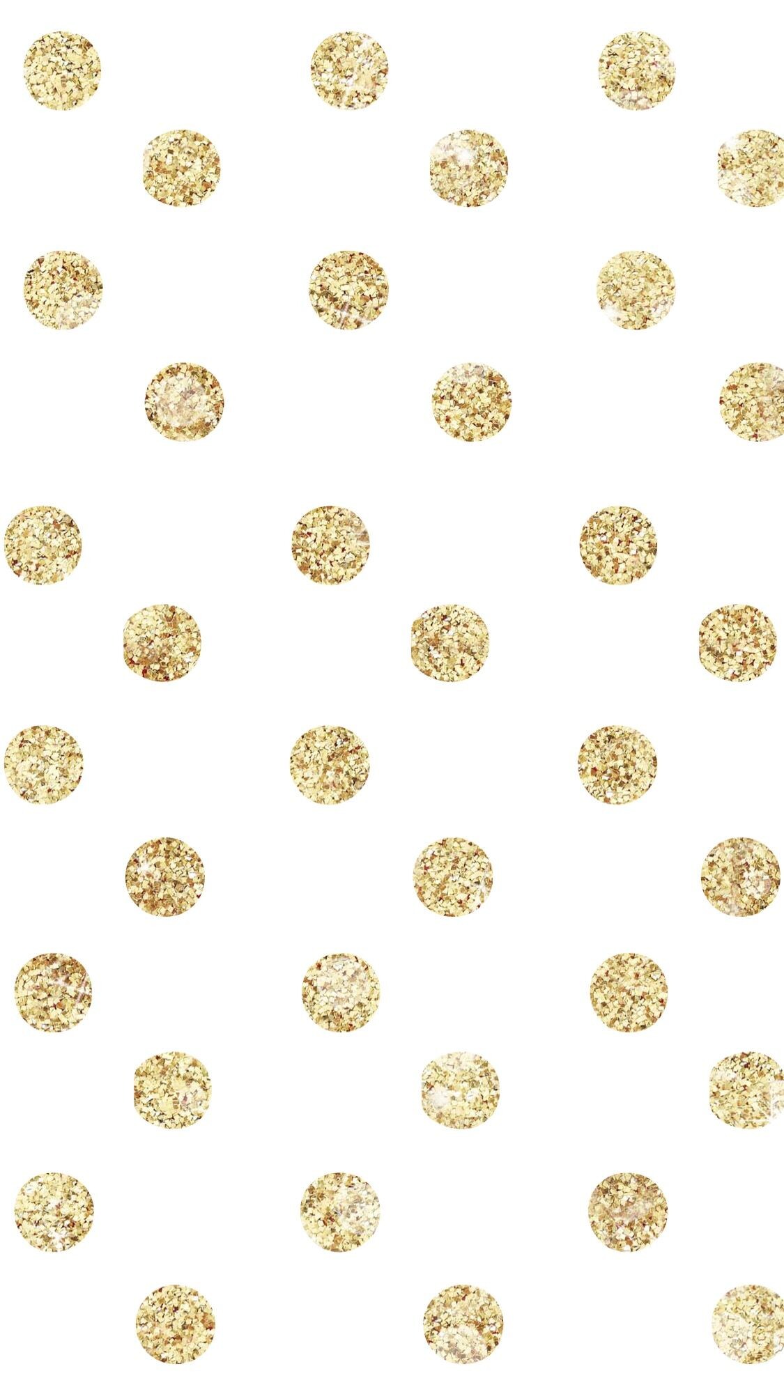 Gold Dots: Glittering dots, Diagonal repeat layout, Shining confetti, Glittering metallic powder. 1130x2010 HD Wallpaper.