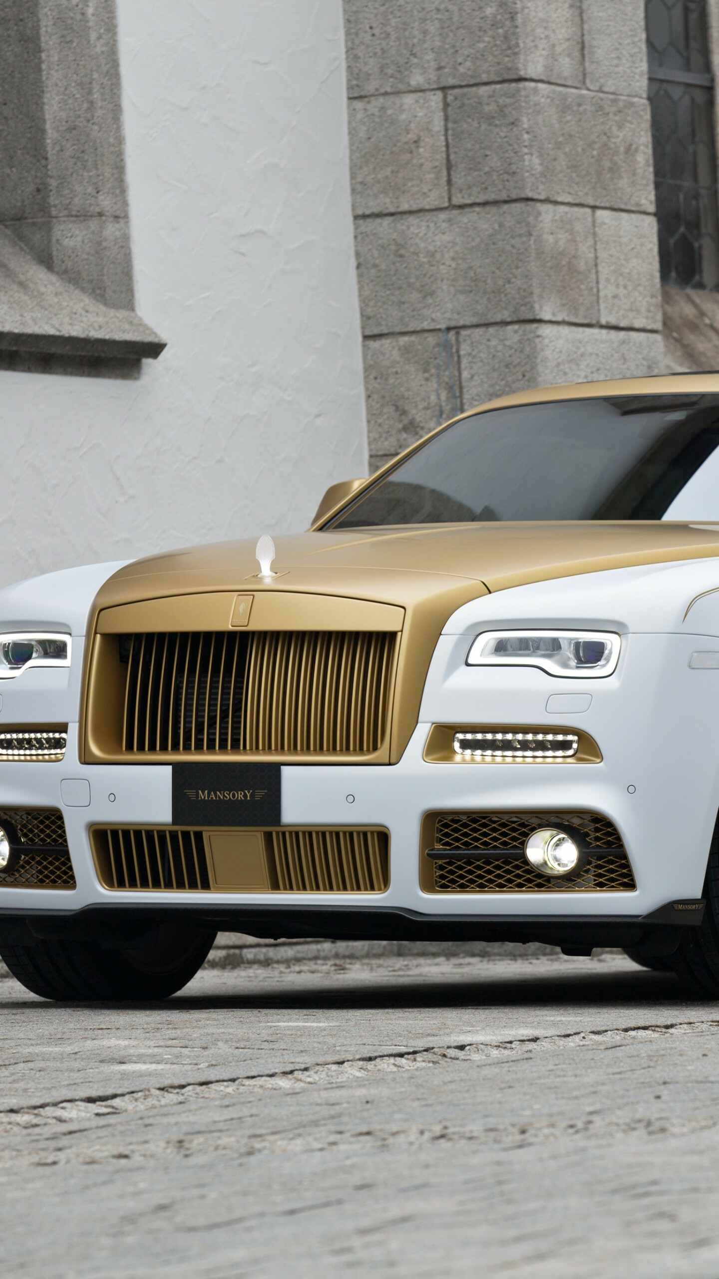 Rolls-Royce: Mansory Wraith, Wraith Palm Edition 999, Geneva Auto Show 2016, Luxury cars. 1440x2560 HD Wallpaper.