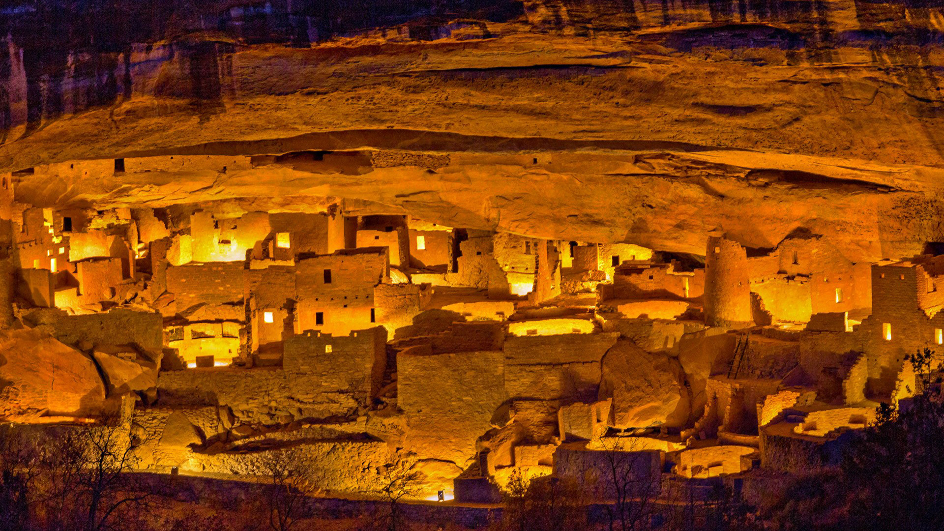 Mesa Verde National Park, Cliff Palace wallpaper, Desktop beauty, Free download, 1920x1080 Full HD Desktop