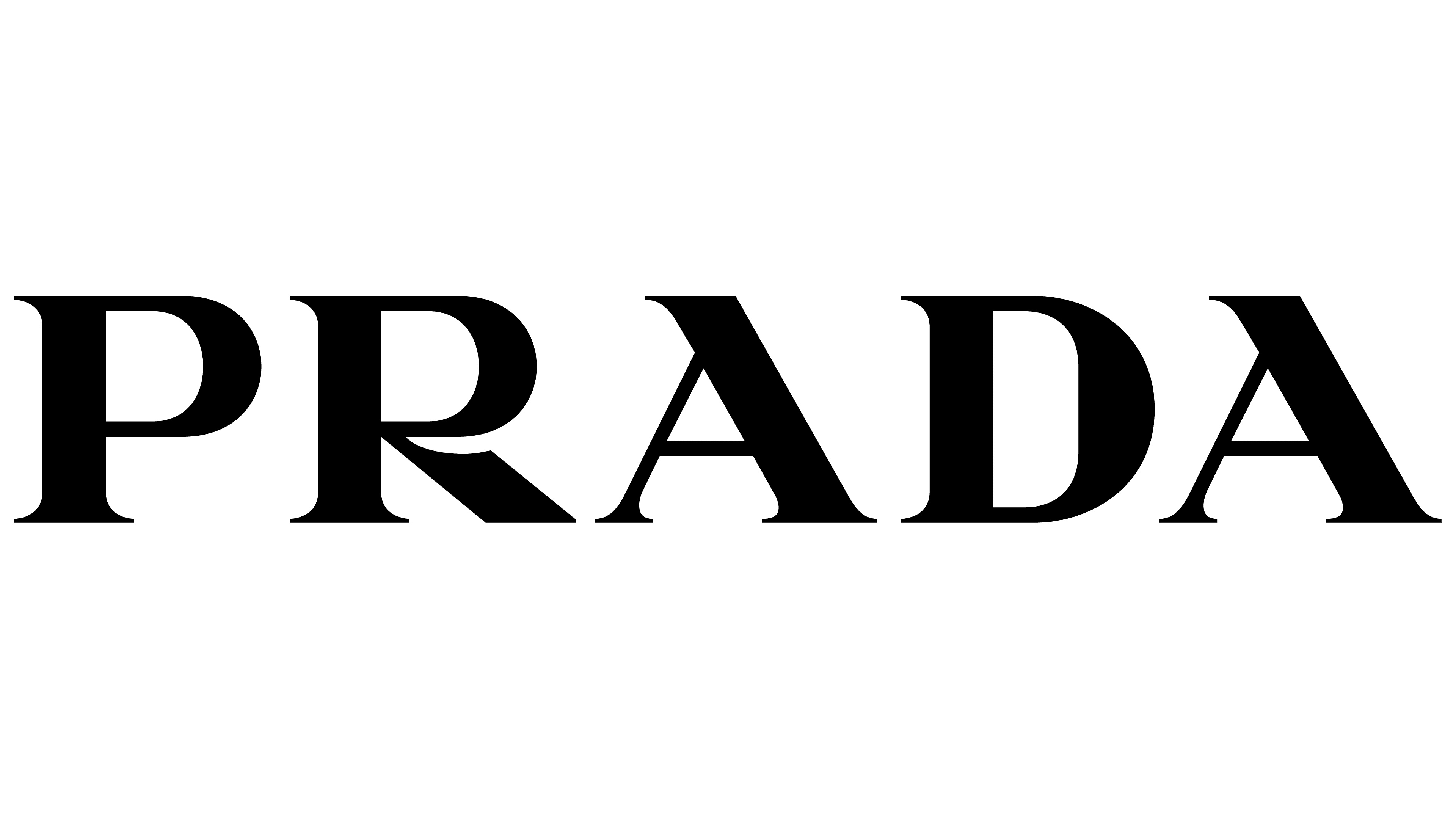 Prada: An Italian luxury fashion house founded in 1913, Logo. 3840x2160 4K Wallpaper.
