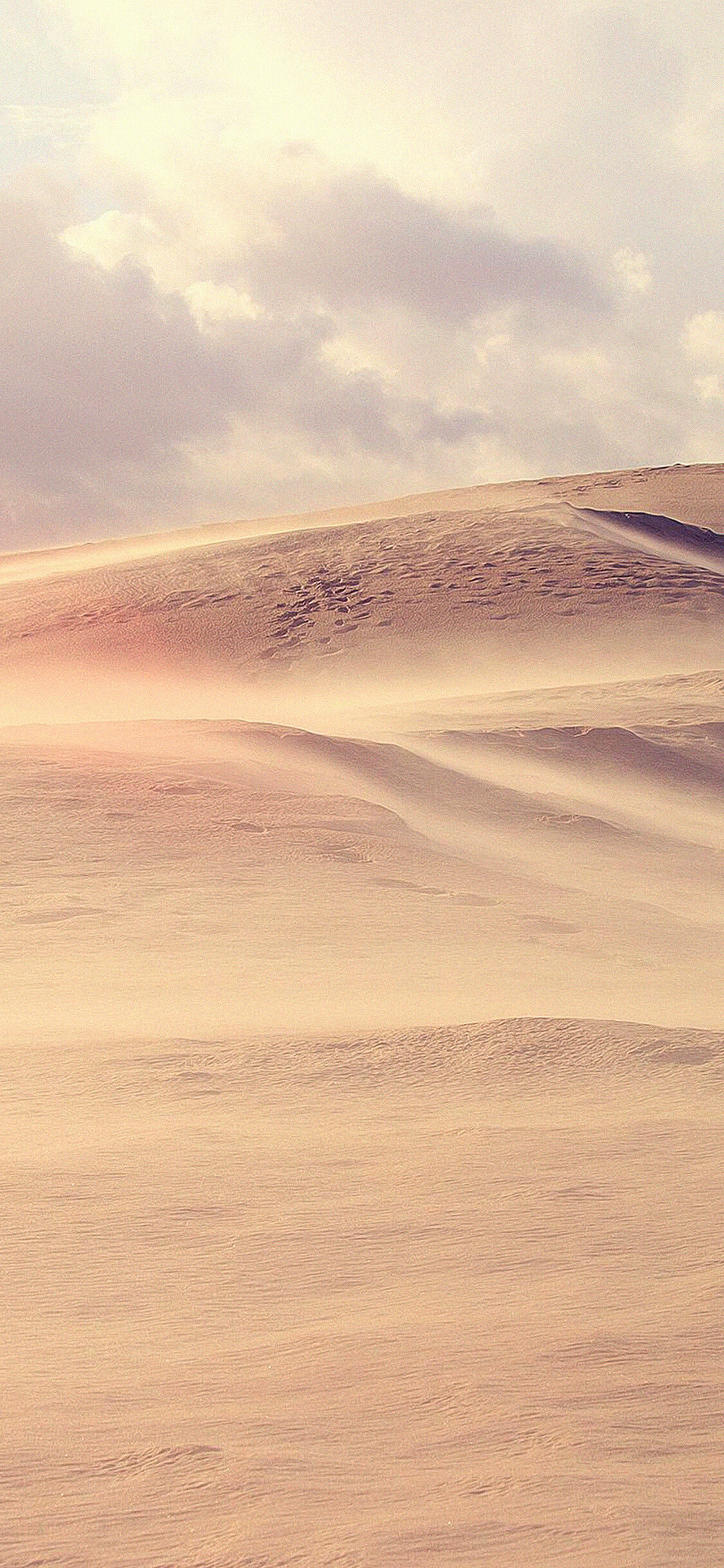 Desert: Dunes are sometimes solitary, but they are more often grouped together in dune fields, When these are extensive, they are known as sand seas or ergs. 1130x2440 HD Background.