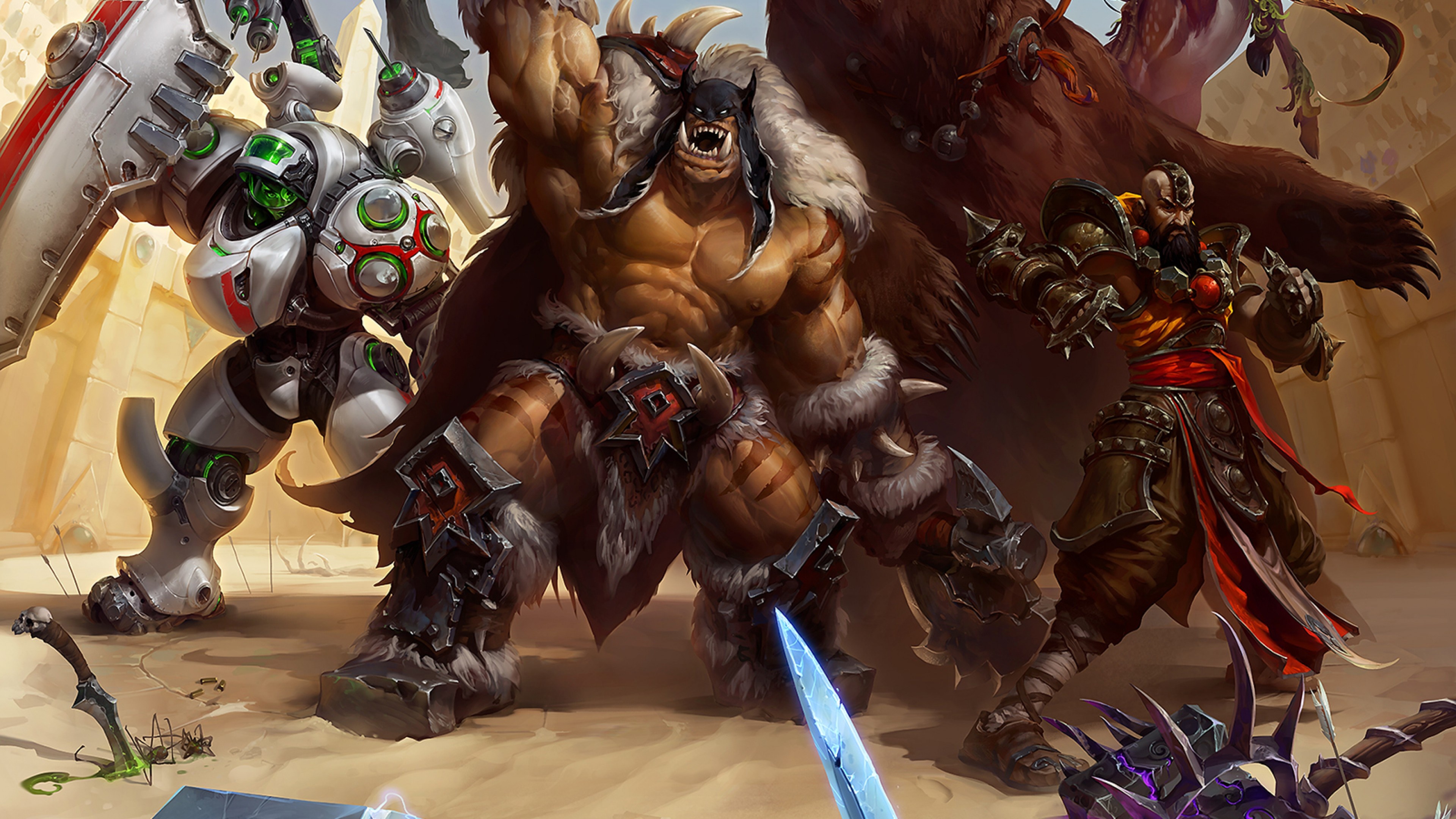 Heroes of the Storm, Wallpaper background, HD 61885 px, Blizzard entertainment, 3840x2160 4K Desktop