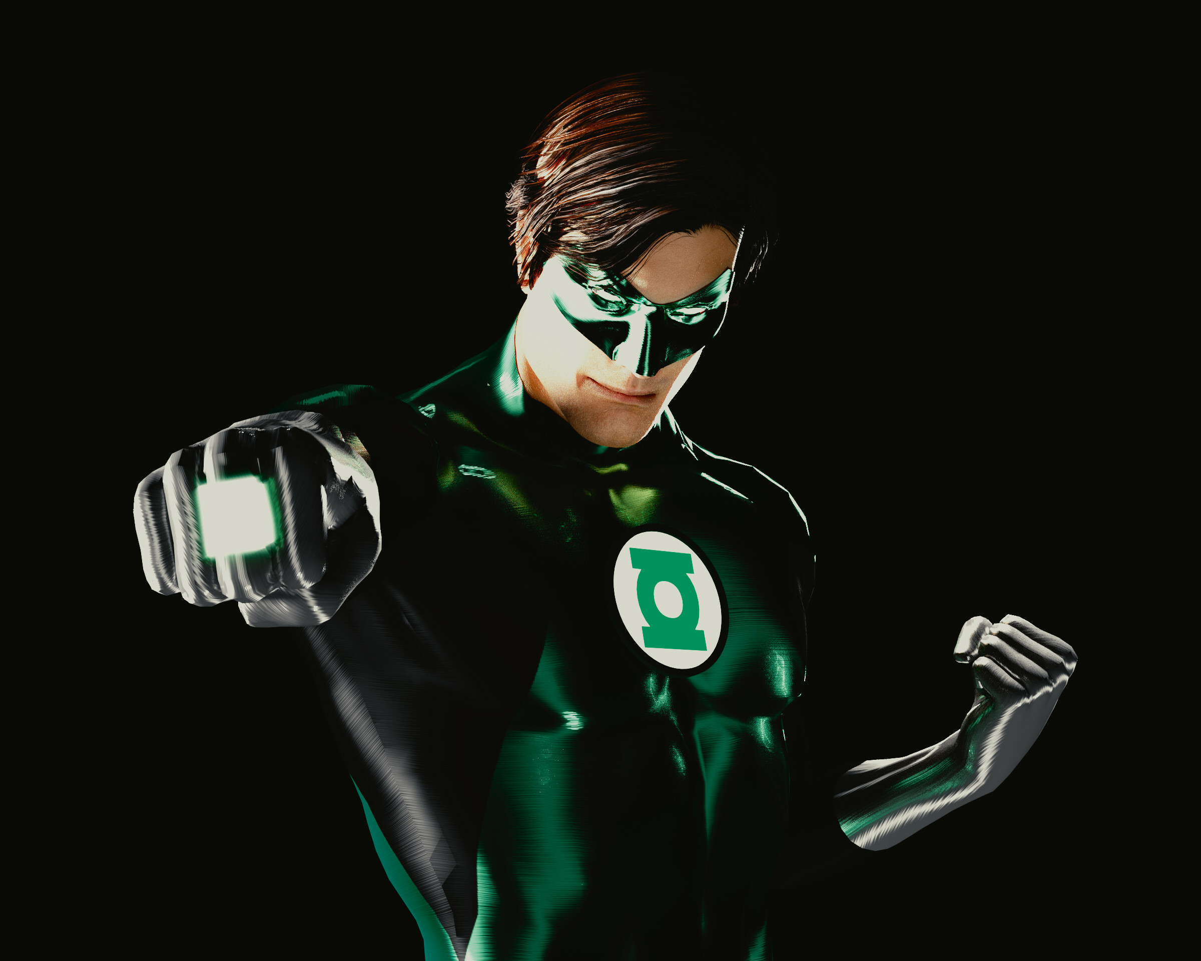 Green Lantern: Harold "Hal" Jordan, A former military test pilot. 2400x1920 HD Wallpaper.