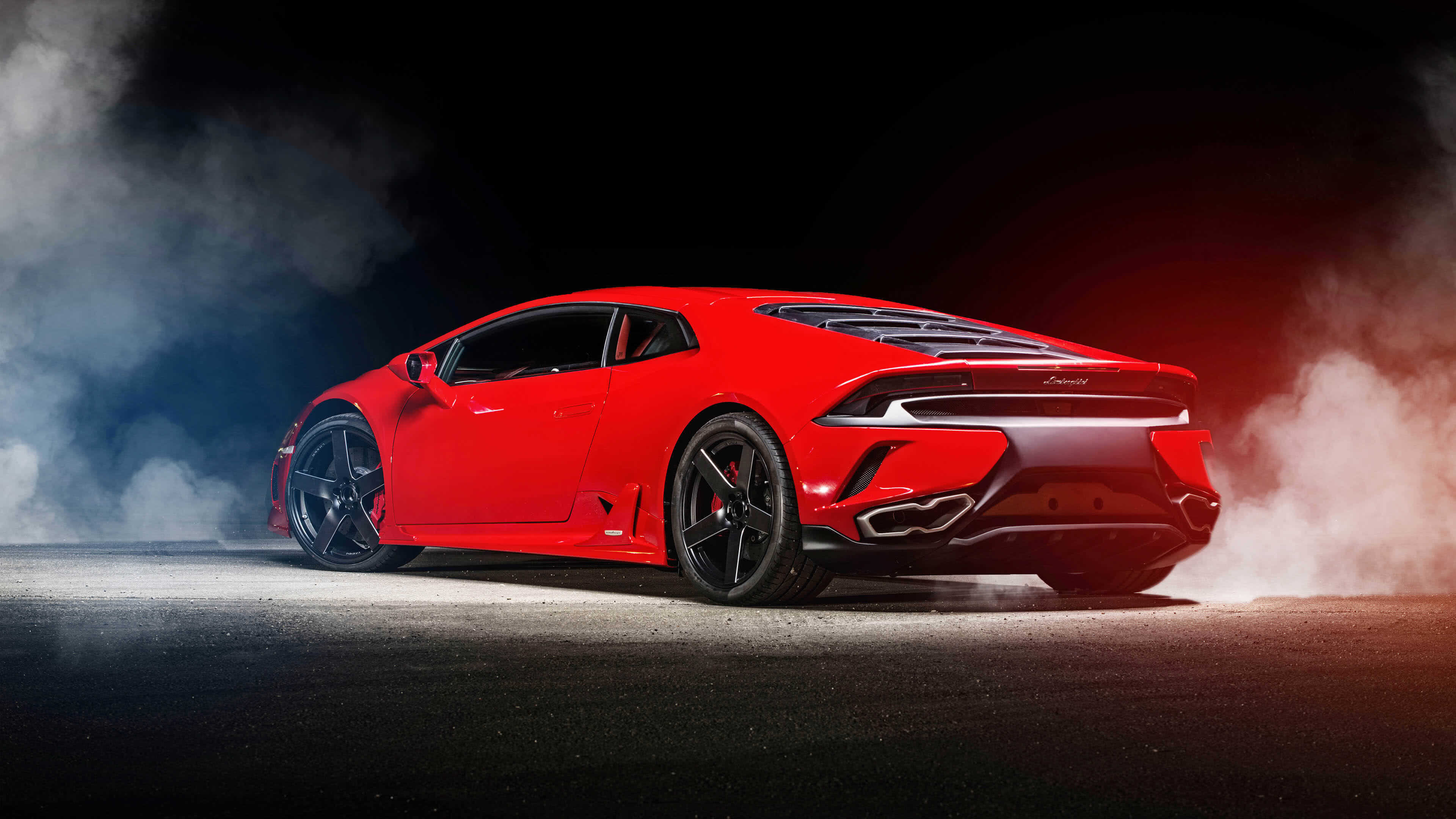 Red Lamborghini Huracan, UHD 4K, 3840x2160 4K Desktop