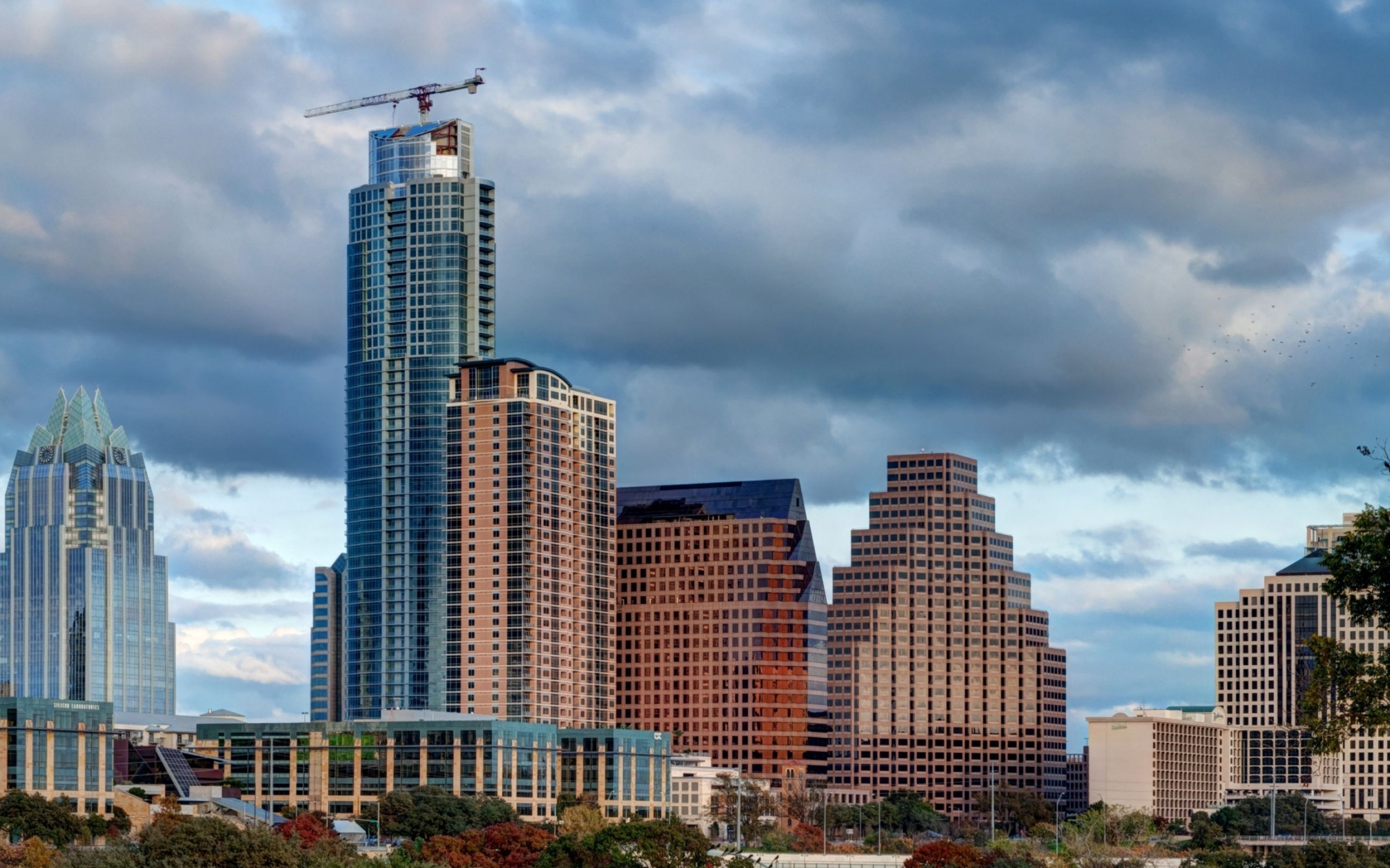 Austin: The second-most-populous state capital city in the United States. 2880x1800 HD Background.