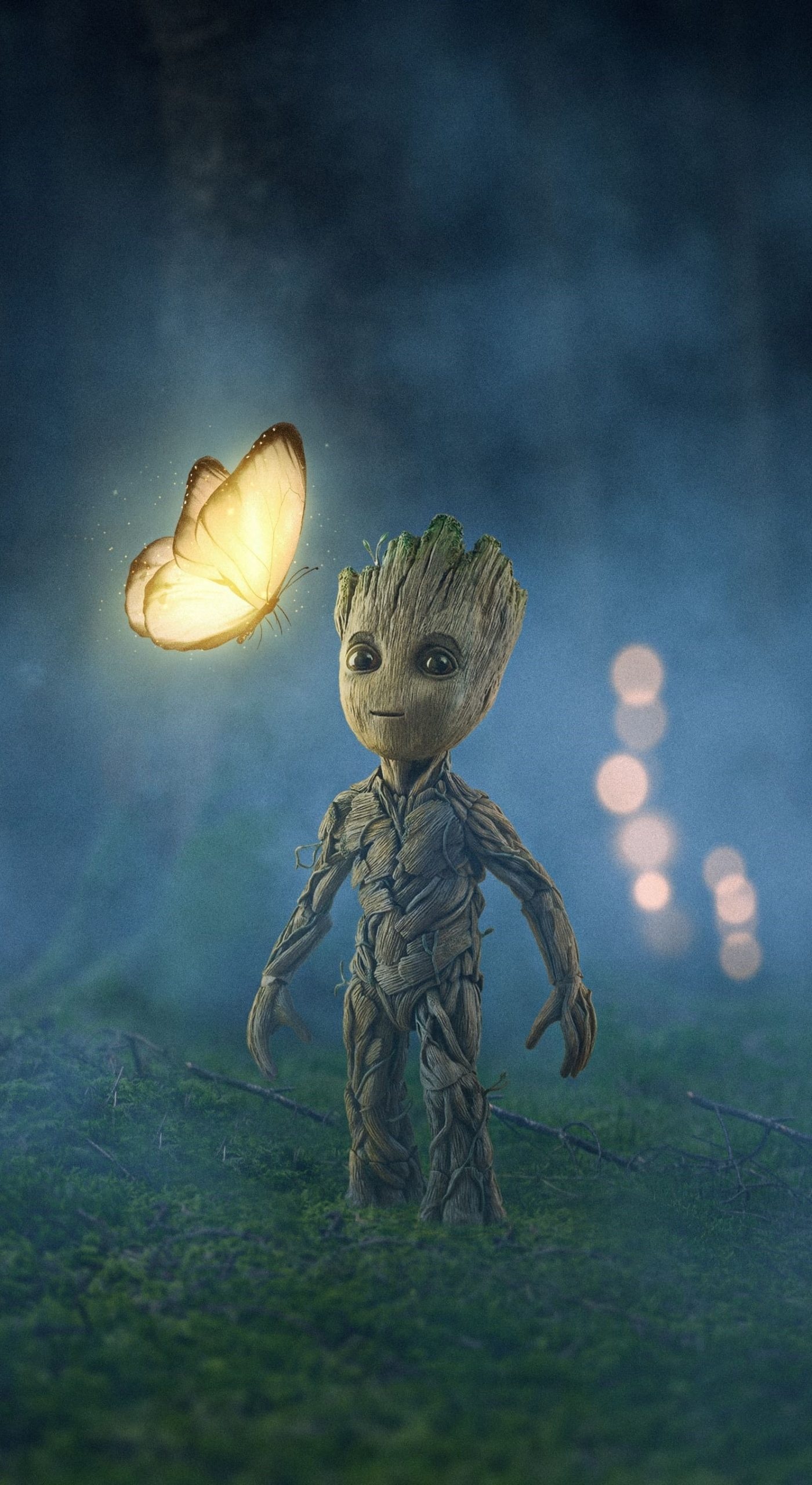 Baby Groot wallpapers, Best backgrounds, Marvel character, Cute and adorable, 1400x2560 HD Phone