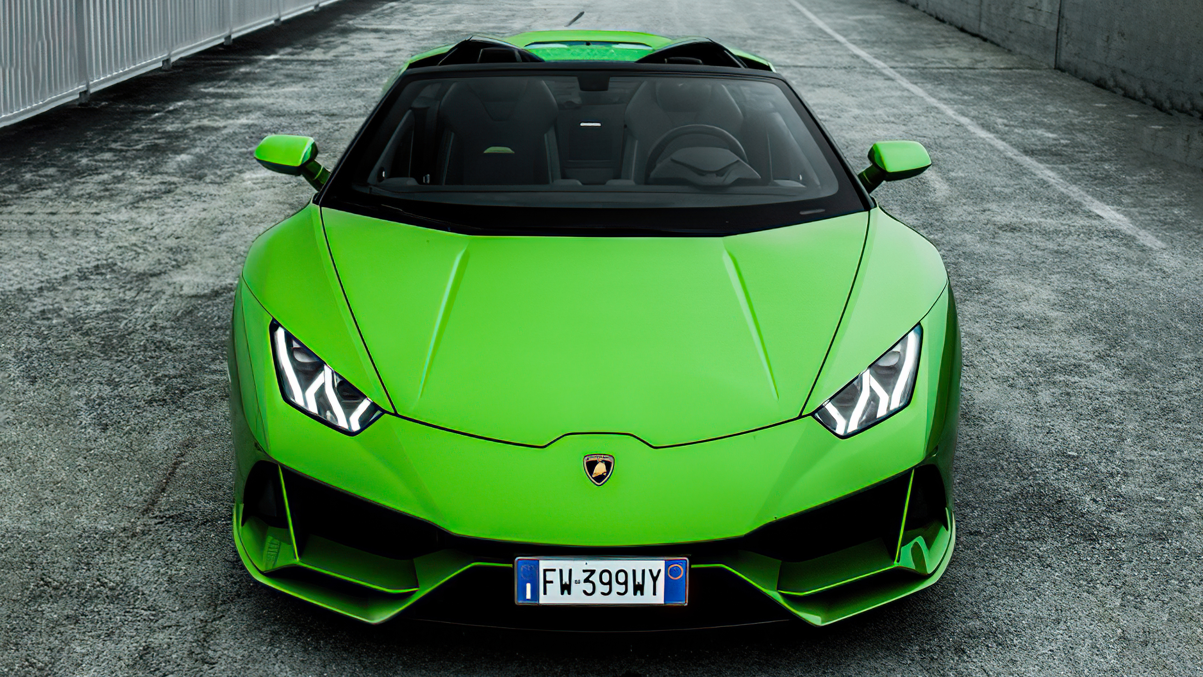 Lamborghini Huracan, Auto marvel, Iconic design, Roadster beauty, 3840x2160 4K Desktop