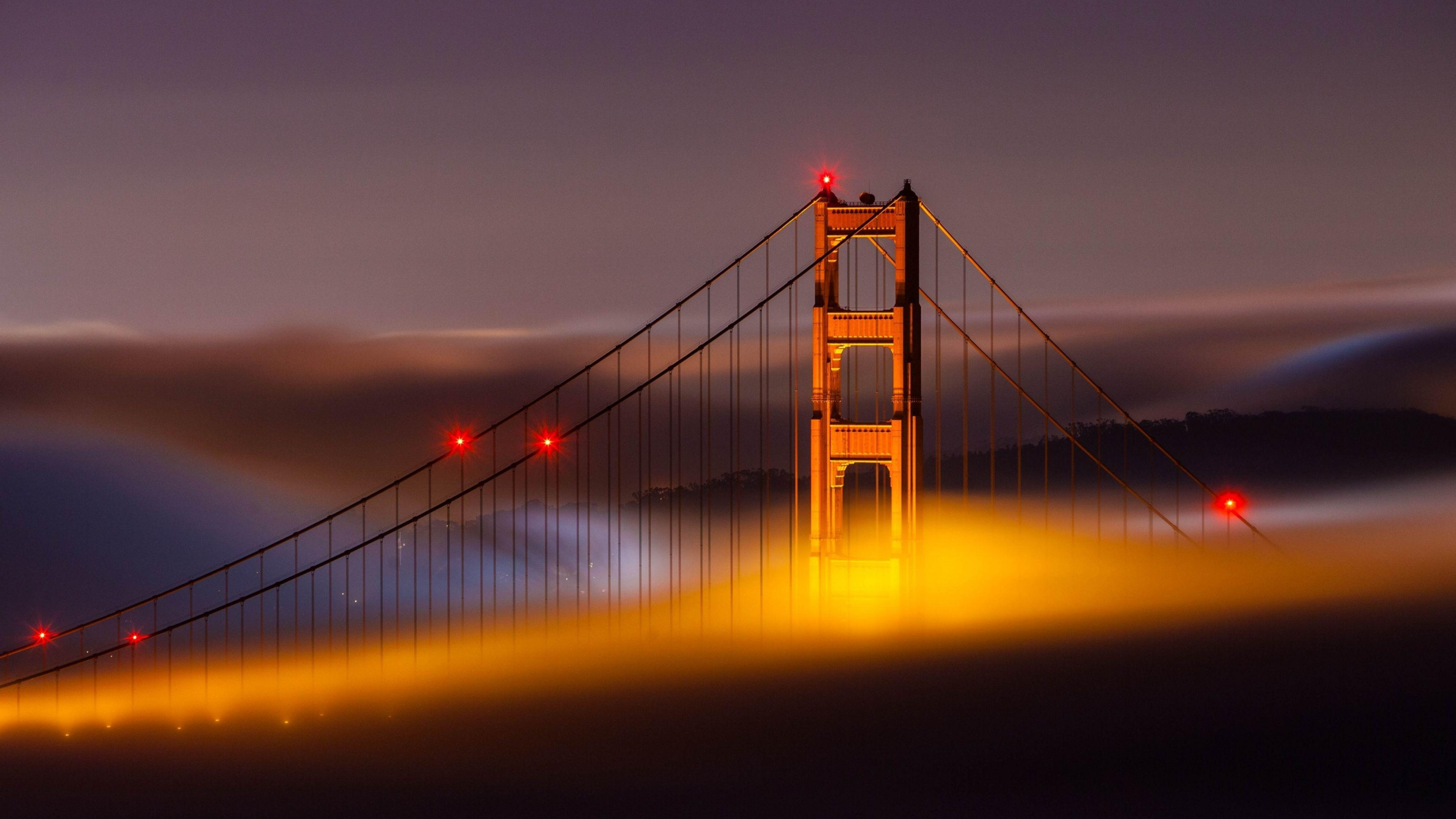 San Francisco: One of the most internationally recognized symbols of SF and CA. 3840x2160 4K Wallpaper.