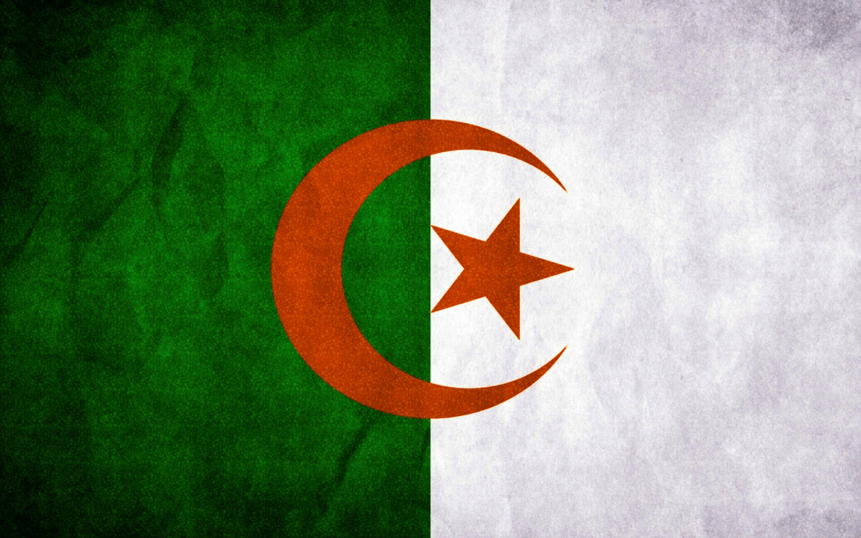 Algerian flag wallpapers, Patriotic pride, National symbol, Red and green, 2880x1800 HD Desktop