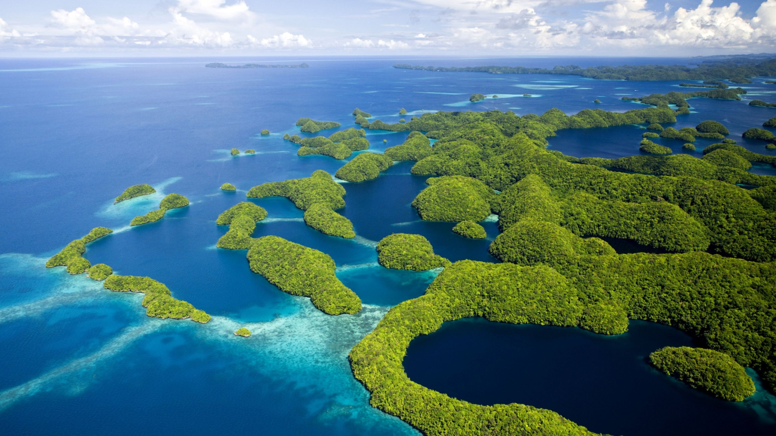 Micronesia, Islands of Palau, Stunning scenery, Webshots collection, 2560x1440 HD Desktop