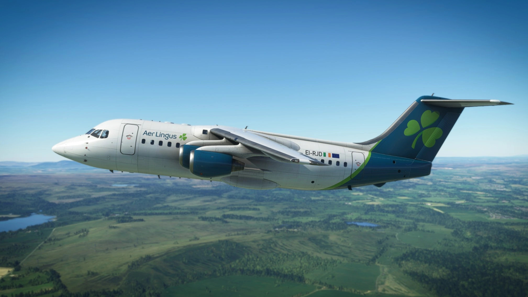 BAe 146, Professional aircraft, Flight simulator, FlightSimTo, 2250x1270 HD Desktop