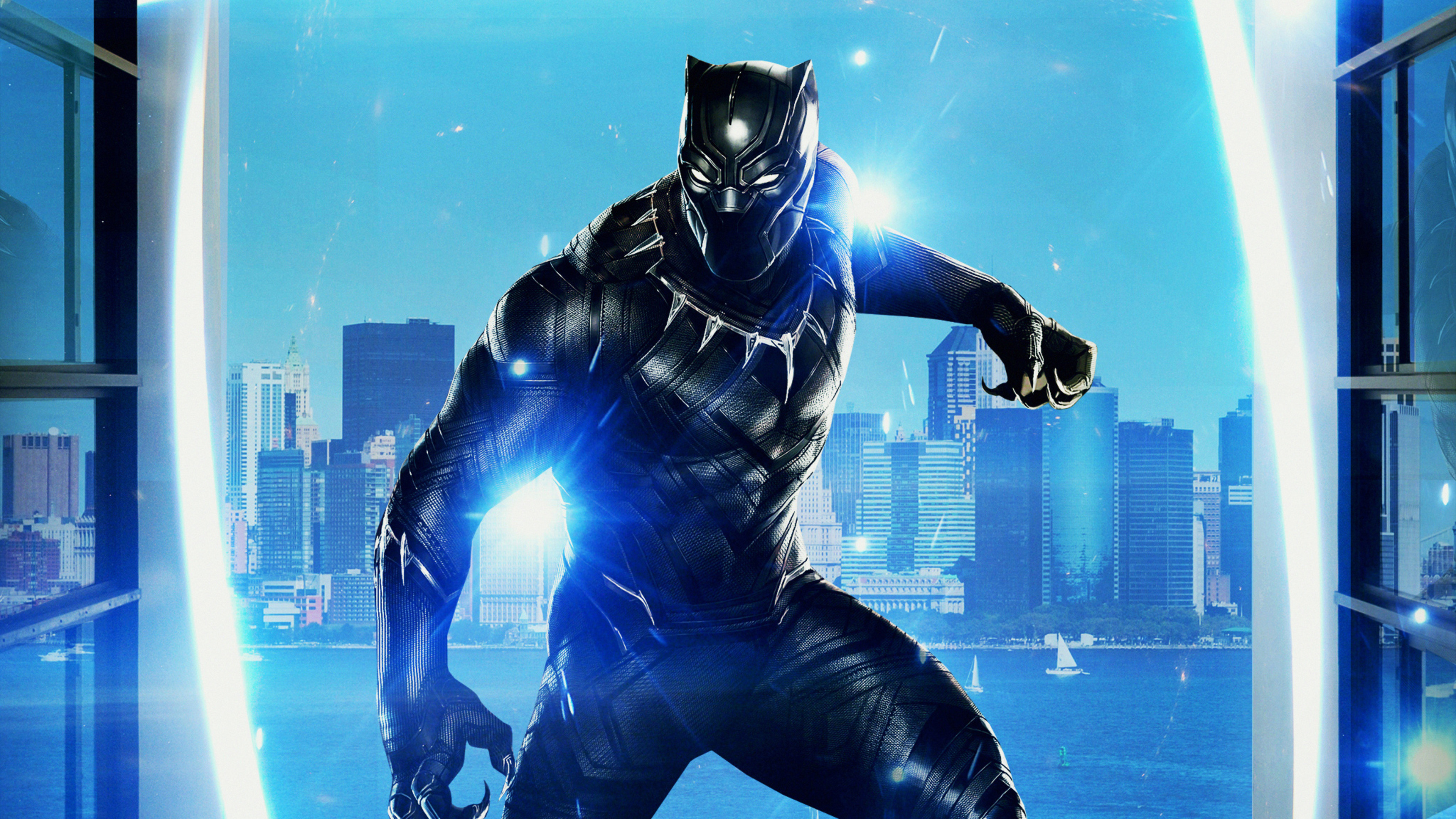 Black Panther movie art, HD wallpapers, Photos, Pictures, 3840x2160 4K Desktop
