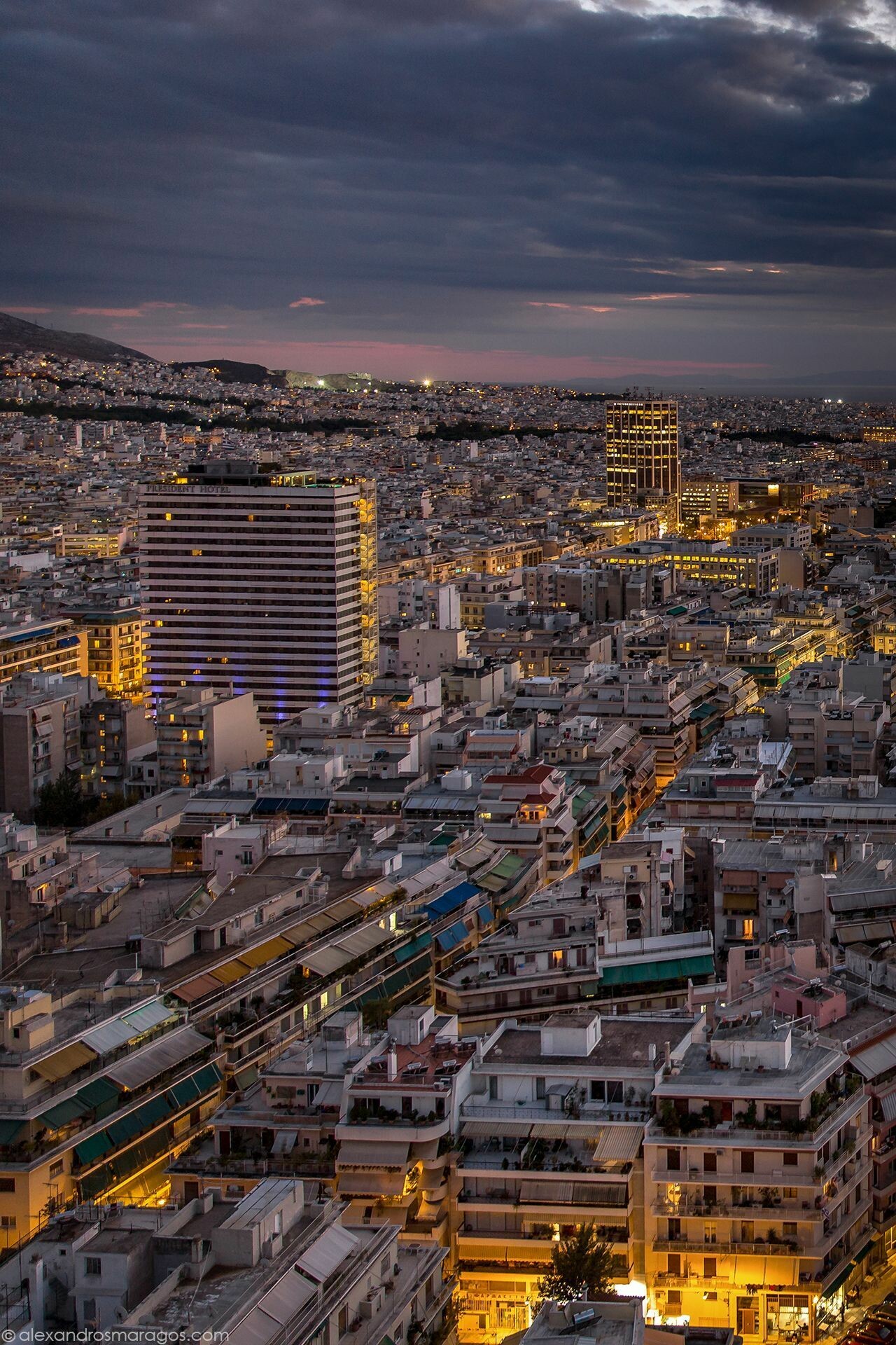 Greece: Athens, the nation's capital and largest city, Cityscape. 1280x1920 HD Background.