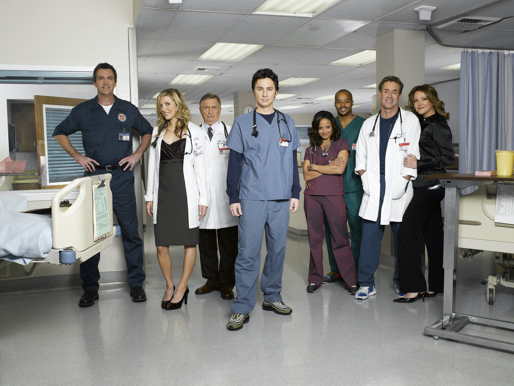 Scrubs (TV Series): The show, that won the 2002, 2008, and 2009 Humanitas Prize in the 30-minute category. 2000x1500 HD Background.