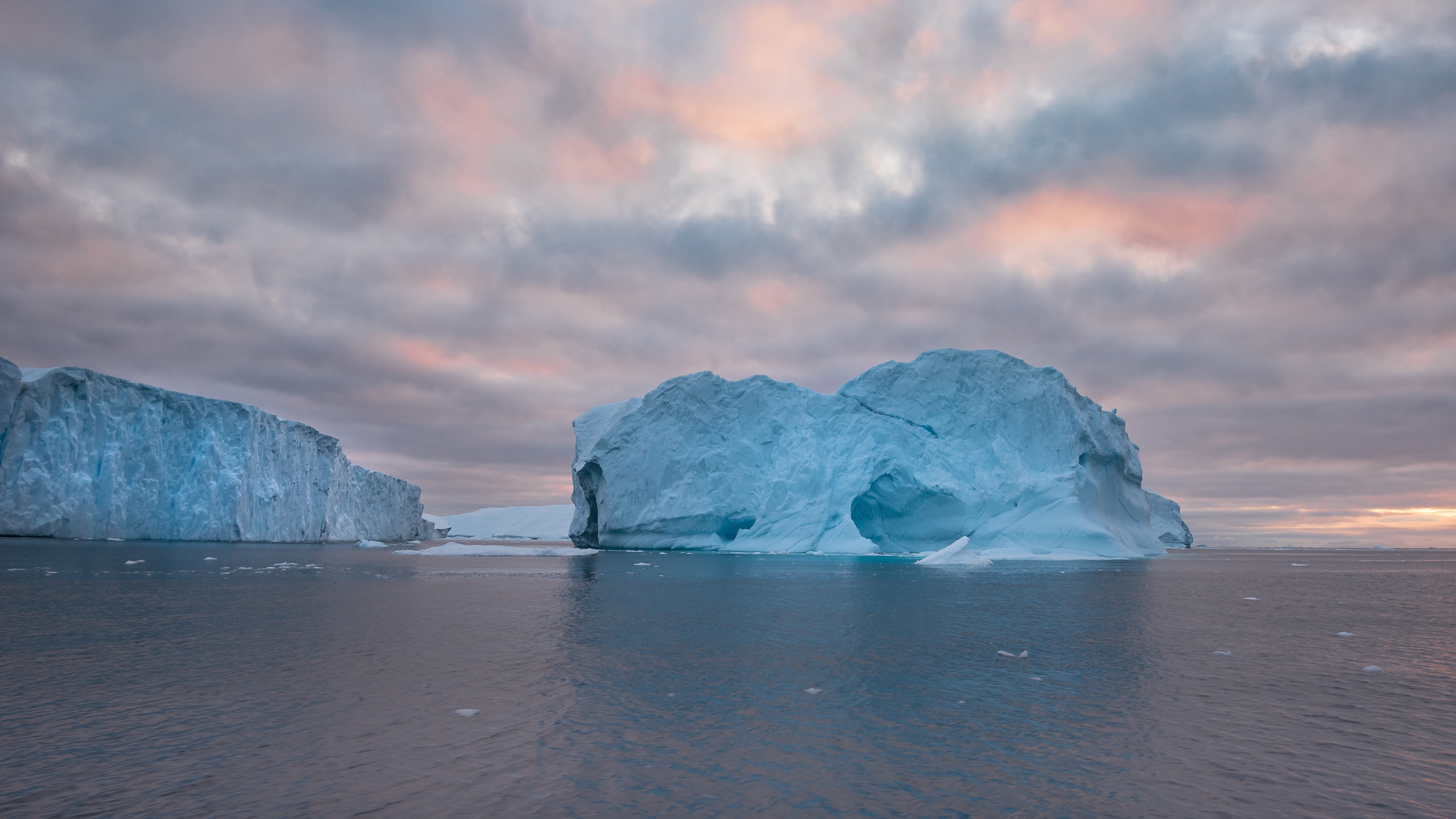 Arctic Ocean, Iceberg, Nature, HD wallpapers, 3840x2160 4K Desktop