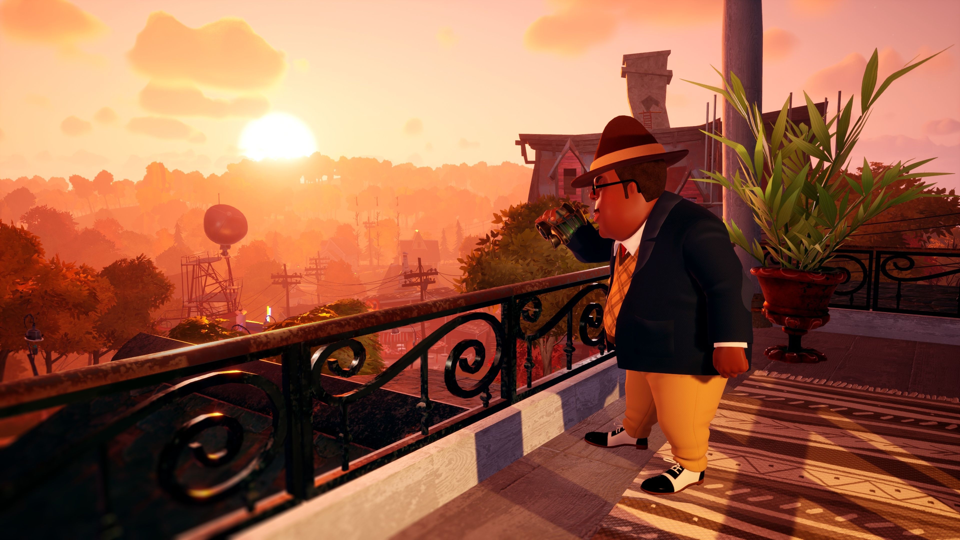 Hello Neighbor 2 (Game): The Mayor, A character introduced in the first devlog, A minor role in the Beta. 3840x2160 4K Wallpaper.