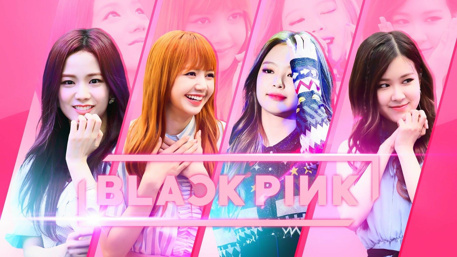 BLACKPINK: "Playing with Fire" reached number one on the Billboard World Digital Song Sales chart. 1920x1080 Full HD Background.