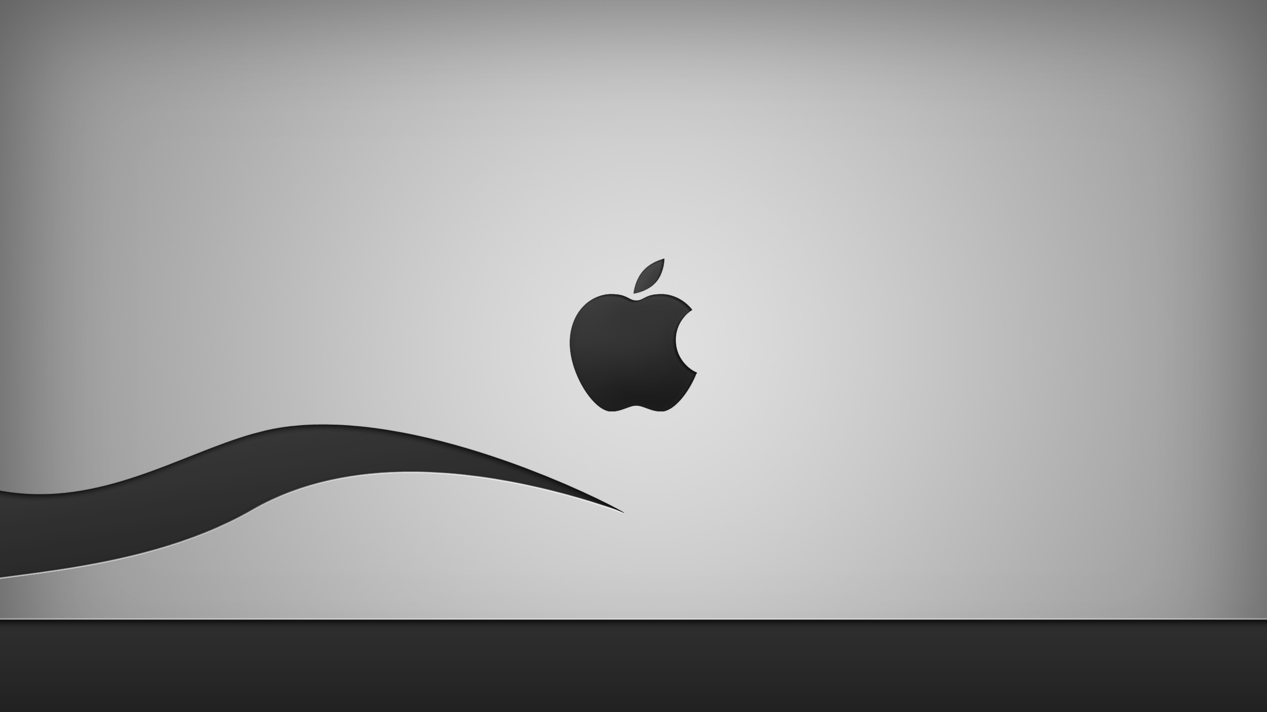 iMac logo, Sleek design, Minimalist wallpaper, Stylish visuals, 2560x1440 HD Desktop