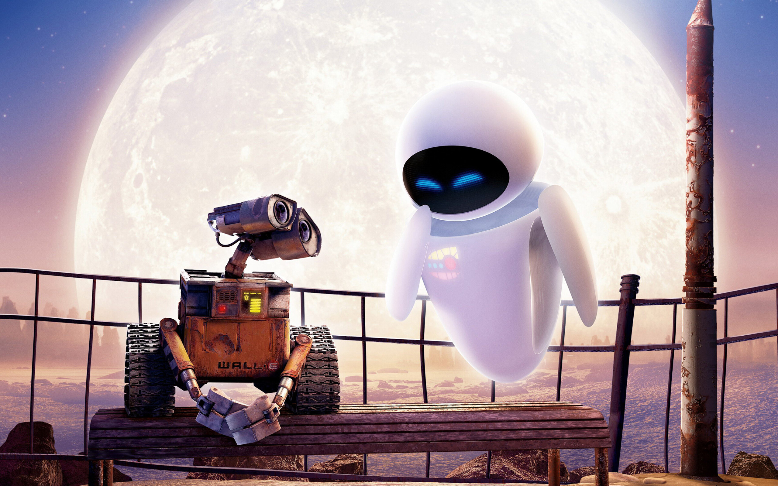 WALL·E: It is considered by many critics the best film of 2008, and to be among the greatest animated films ever made. 2560x1600 HD Background.