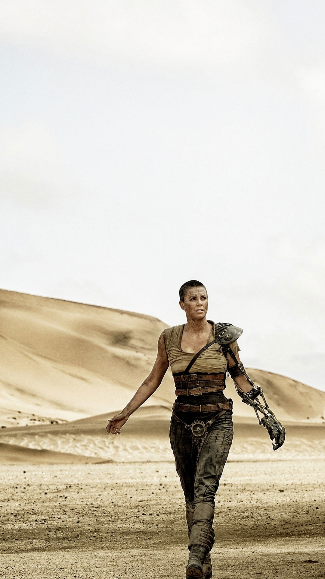 Mad Max: Fury Road: Charlize Theron, Furiosa, Action. 1080x1920 Full HD Wallpaper.