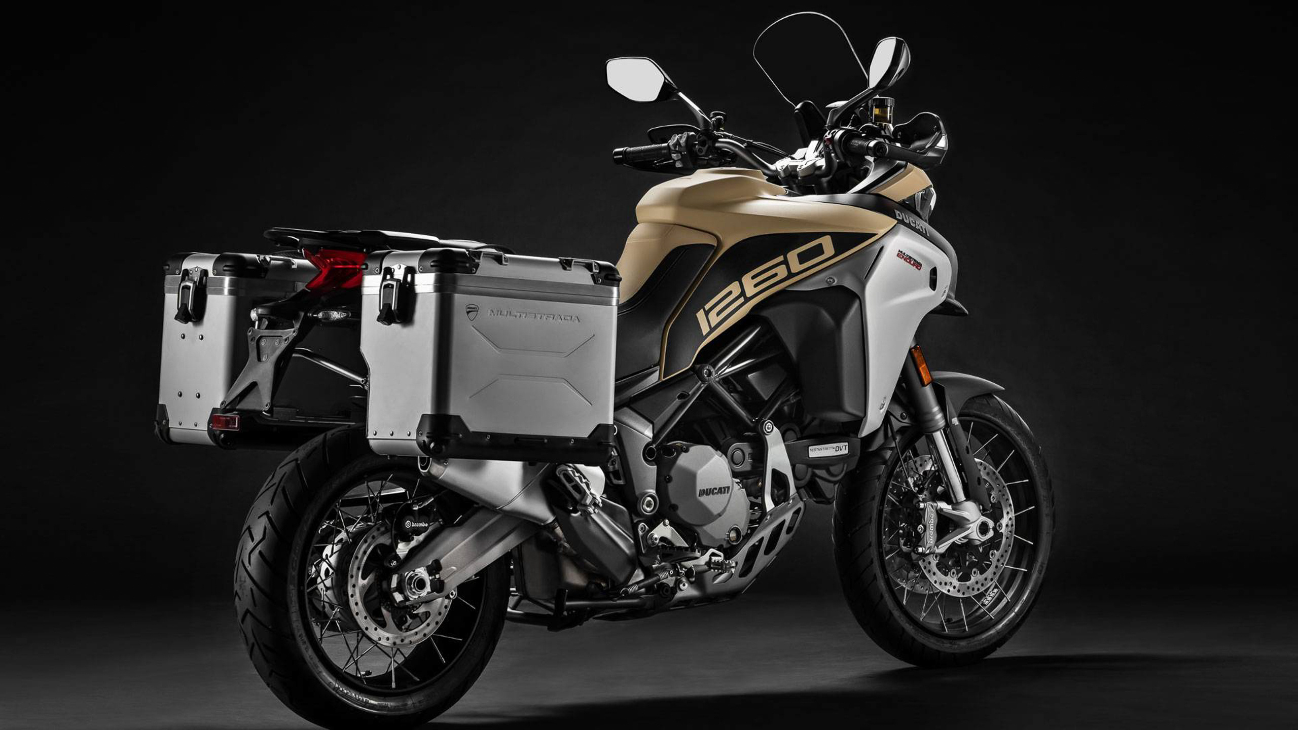 Ducati Multistrada 1260 Enduro, Adventure beast, High-performance bike, Impressive specs, 2560x1440 HD Desktop