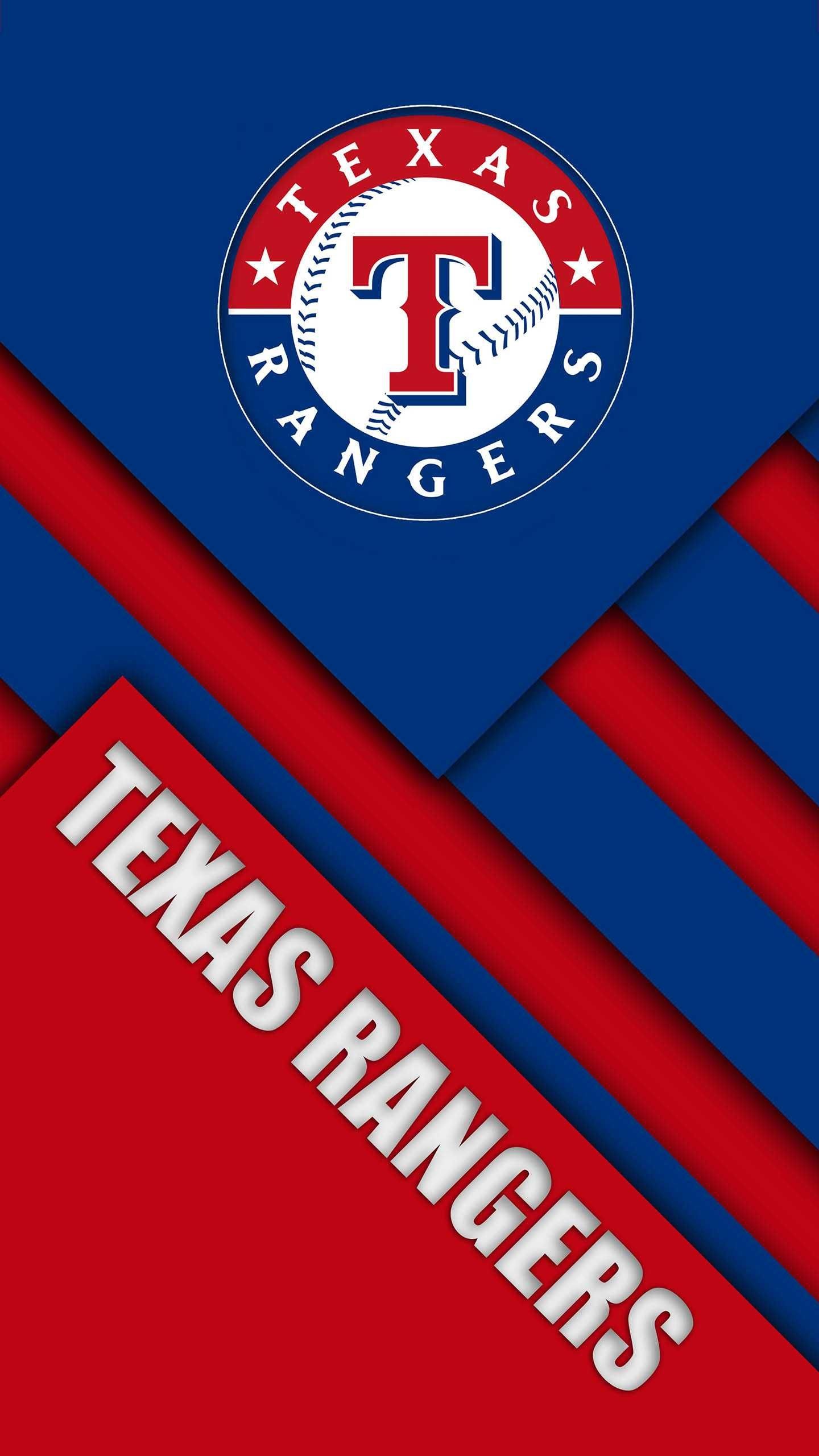Texas Rangers logo, Artofit, 1440x2560 HD Phone