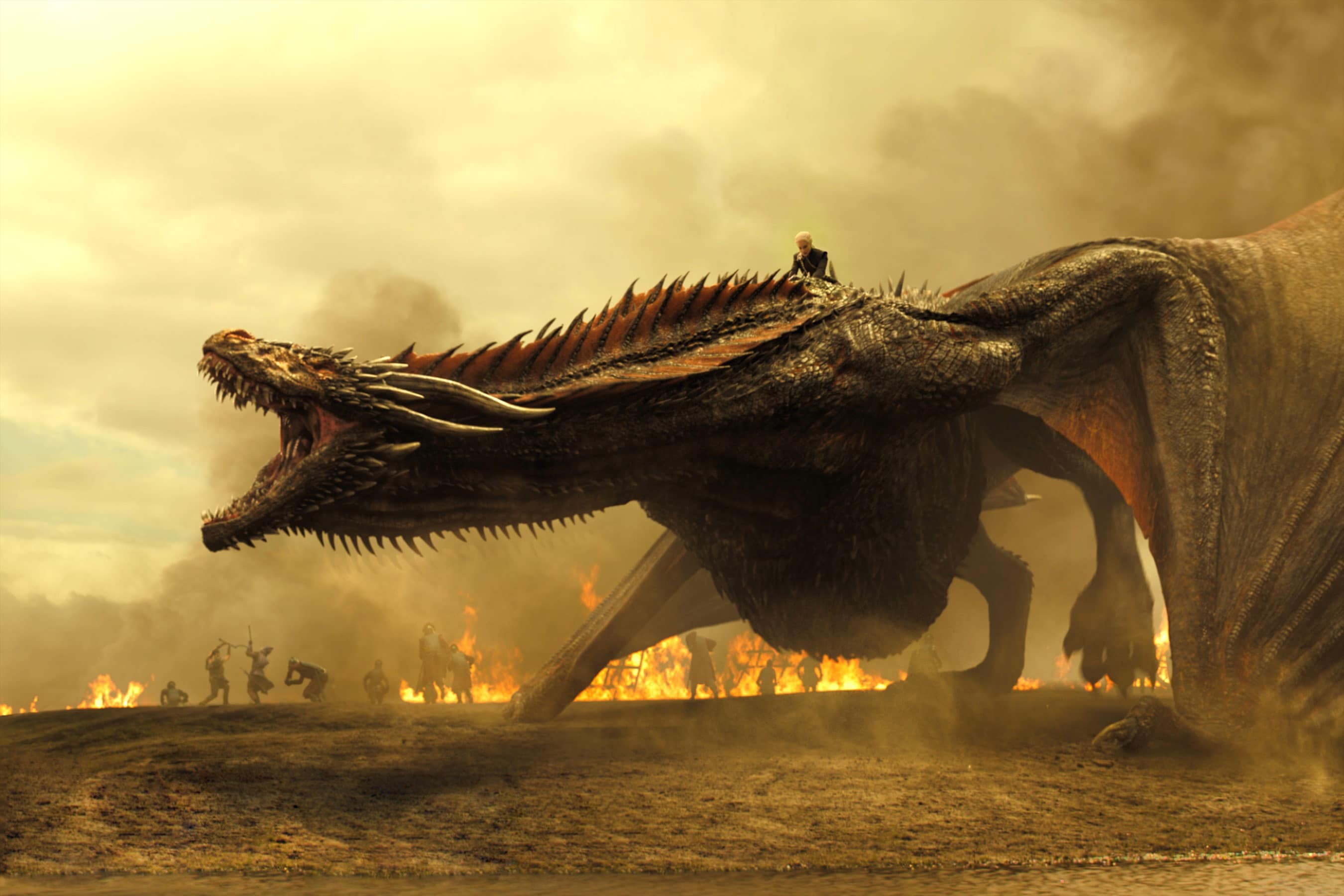 Game of Thrones dragon, House Targaryen, Daenerys Targaryen, A Song of Ice and Fire, 2700x1800 HD Desktop
