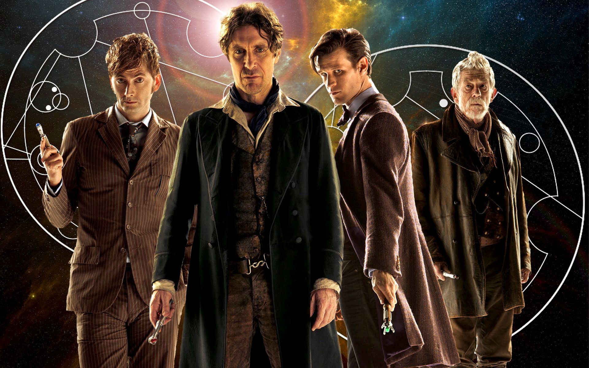 The Four Doctors wallpaper, Epic Doctor Who tribute, Eighth Doctor's return, BBC's Doctor Who, 1920x1200 HD Desktop