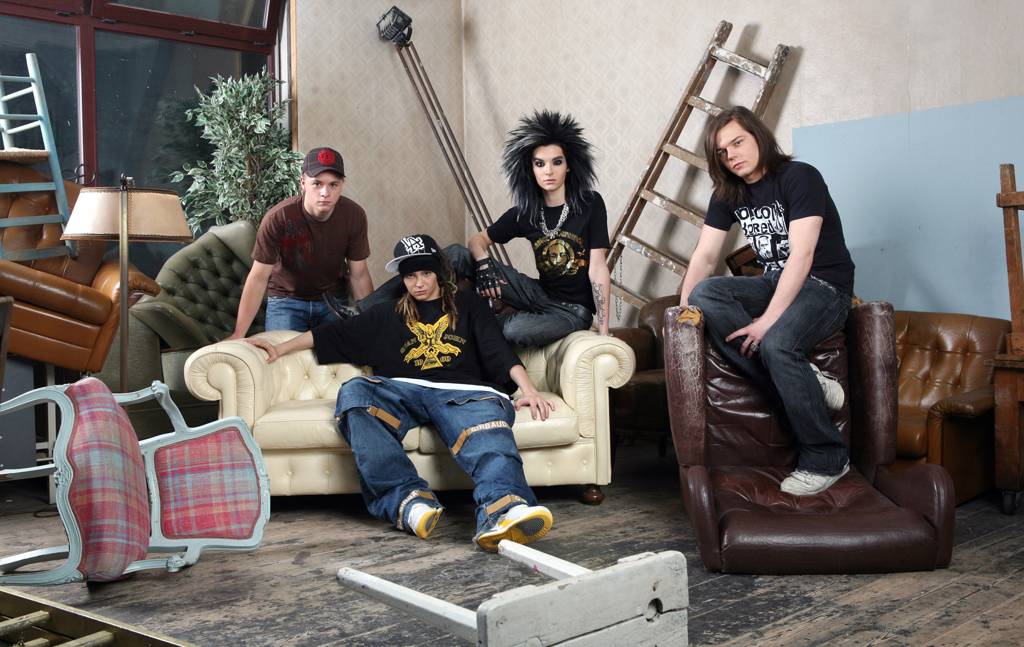 Tokio Hotel: Four boys from a village near Magdeburg, A success story, Bill  and Tom Kaulitz. 2000x1270 HD Background.