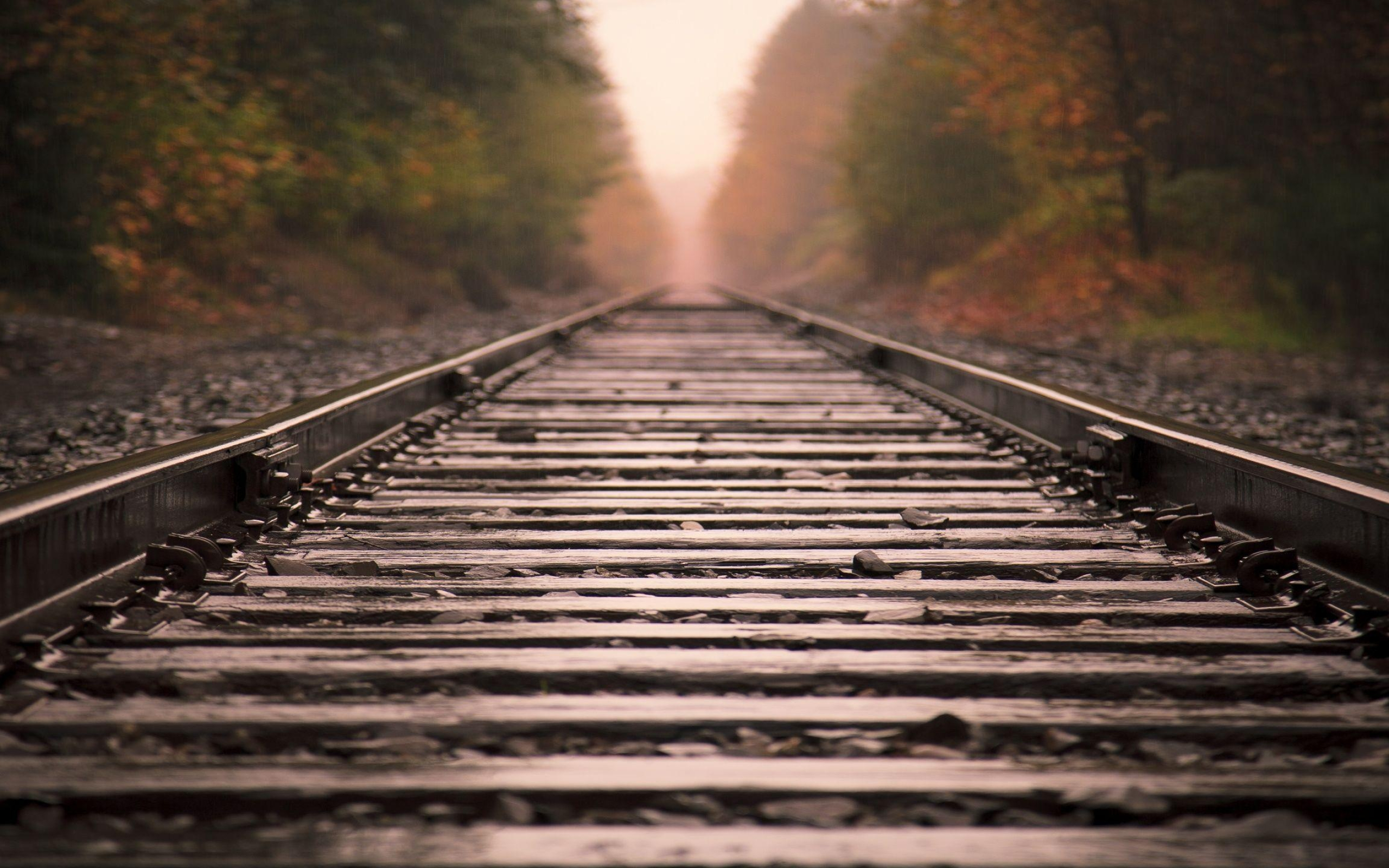 Train track wallpapers, Vintage charm, Nostalgic atmosphere, Timeless railroads, 2560x1600 HD Desktop