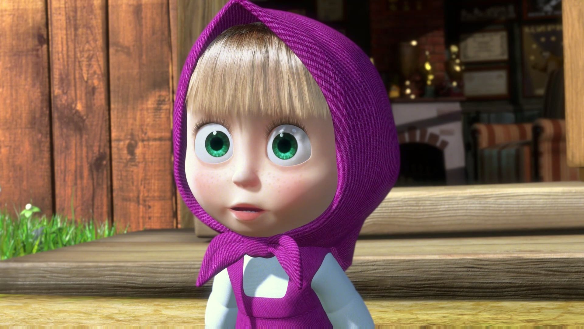 Masha and the Bear, Mobile wallpaper, Cartoon characters, Picture download, 1920x1080 Full HD Desktop