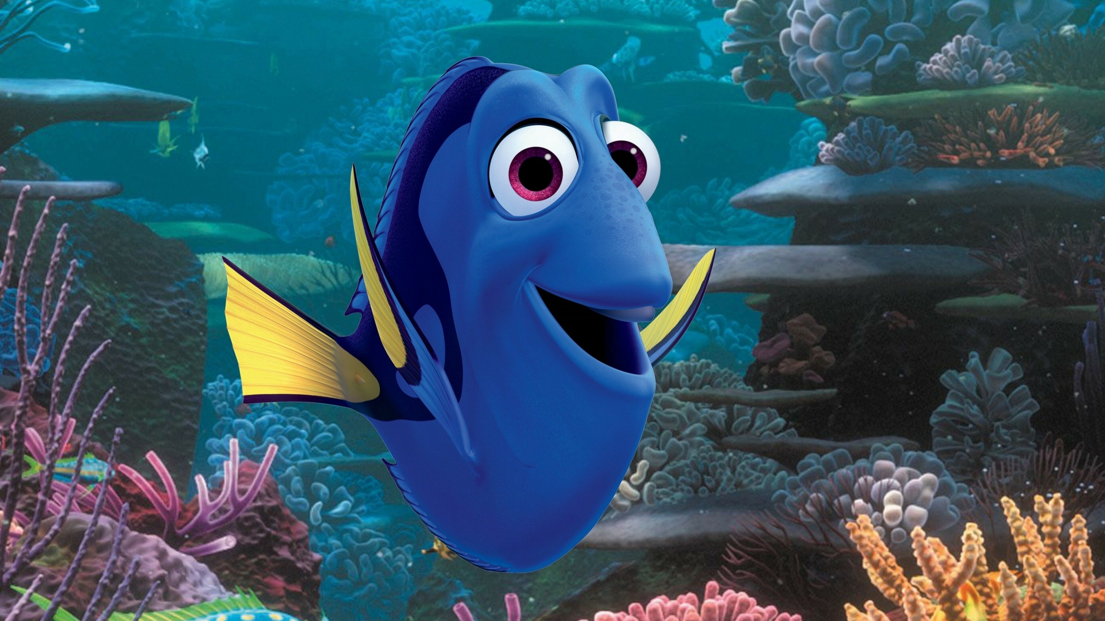 Finding Dory: Nemo, Fish, Pixar, Animation, Movie. 3840x2160 4K Wallpaper.