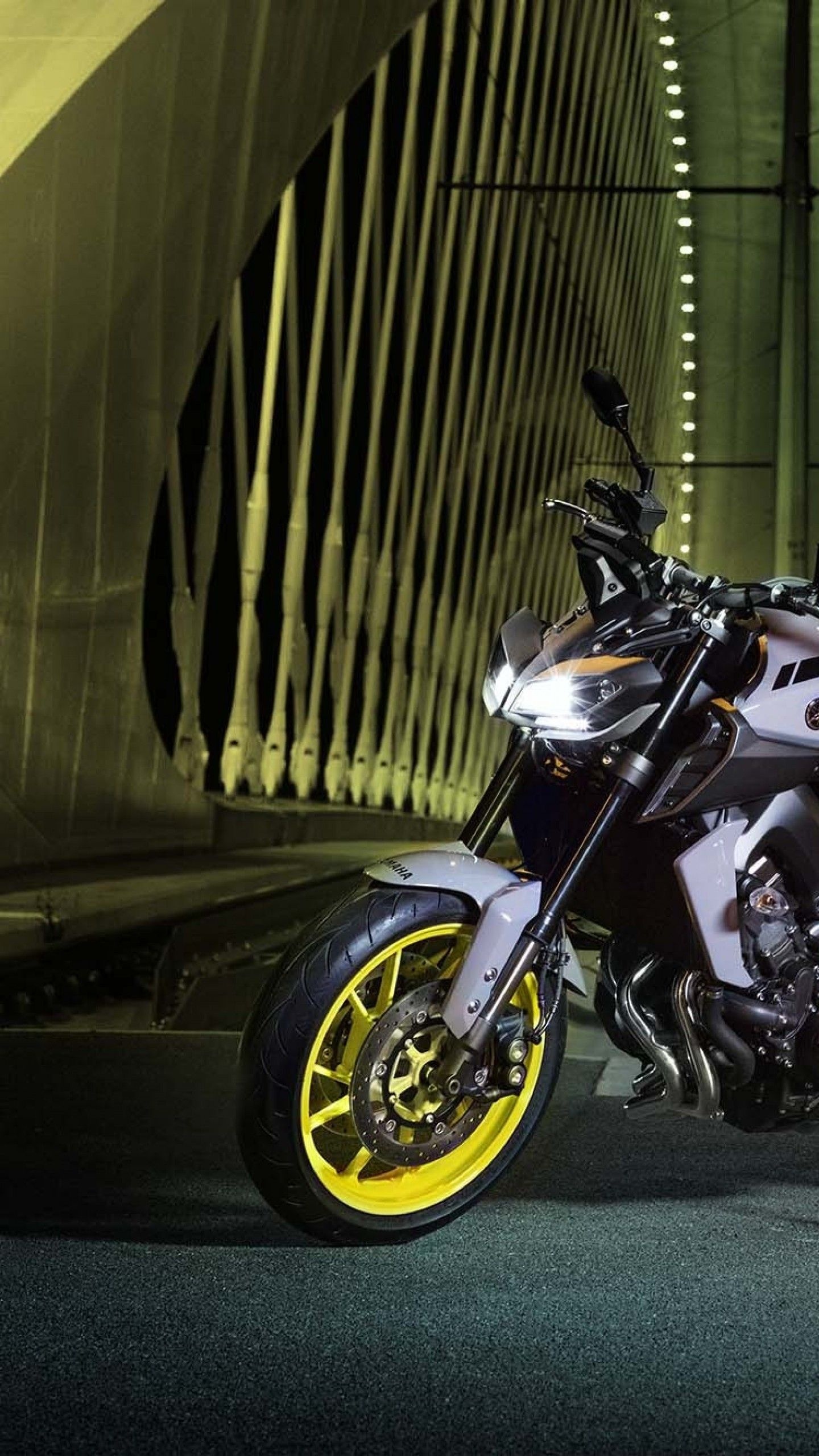 Yamaha MT-09 Auto, Naked sports bike, Dynamic and sleek, Unleash your adrenaline, 1440x2560 HD Phone