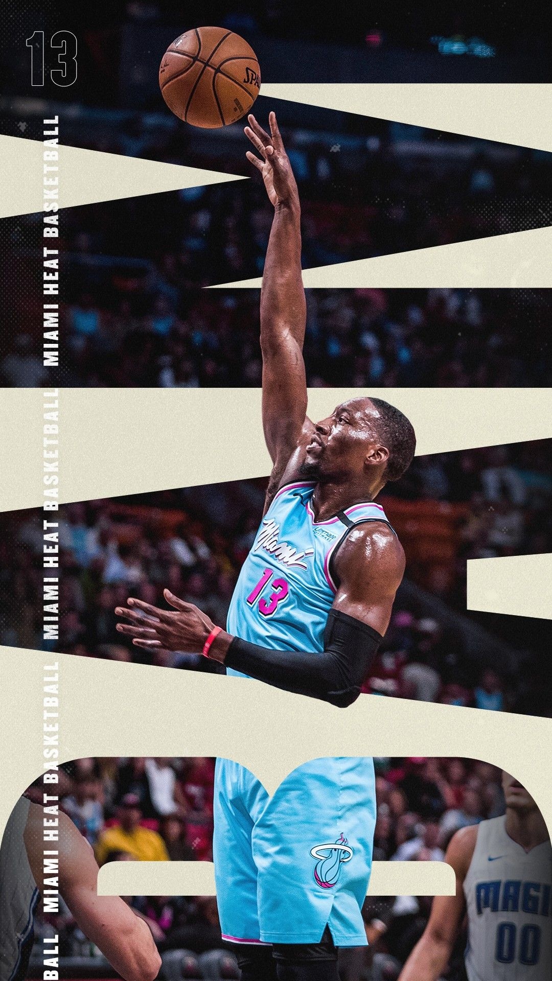 Miami Heat: Bam Adebayo, The team earned the second seed in the East for the 2012 NBA playoffs. 1080x1920 Full HD Wallpaper.