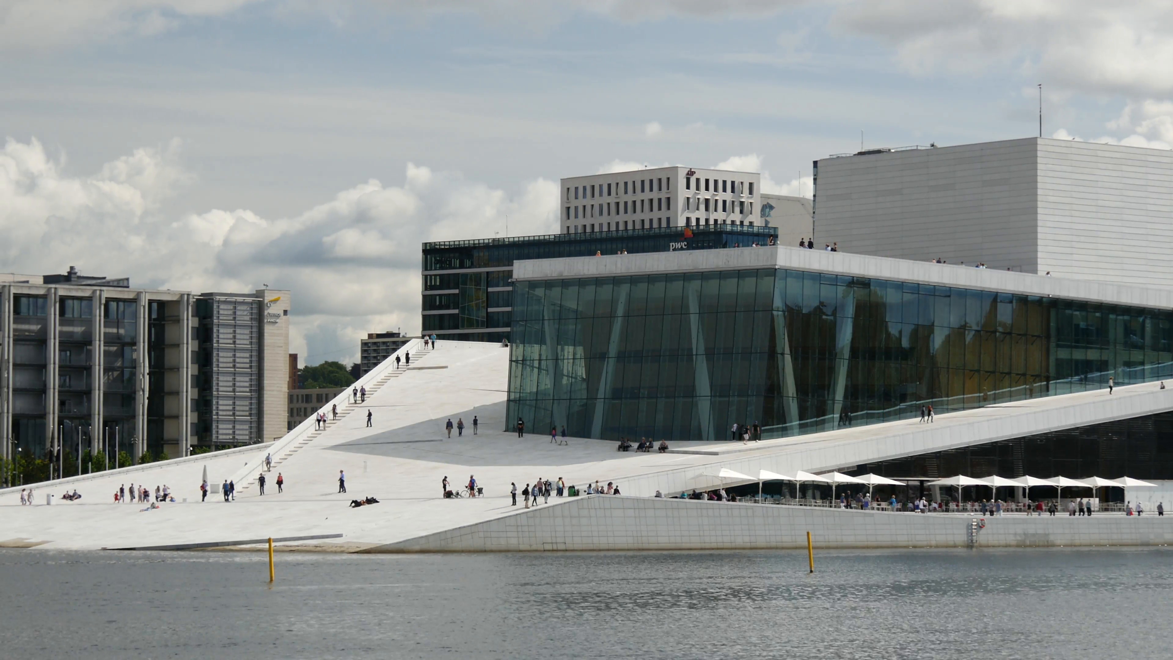 Oslo Opera House, Marble water architecture, Free download, Jooinn, 3840x2160 4K Desktop