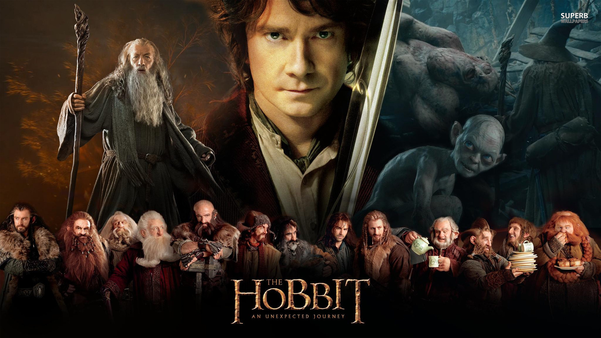 An Unexpected Journey, Hobbit adventure, 4K wallpapers, 2019 movie, 1920x1080 Full HD Desktop