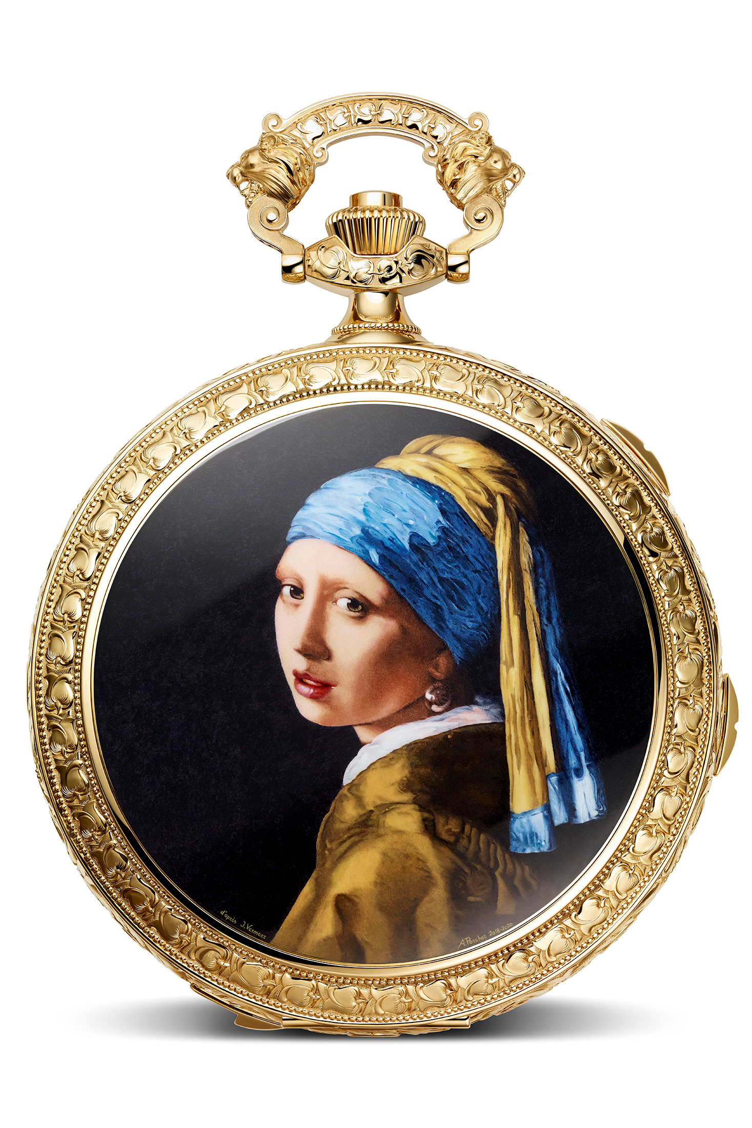 Vacheron Constantin, Westminster sonnerie tribute, Johannes Vermeer, Pocket watch, 1470x2200 HD Phone
