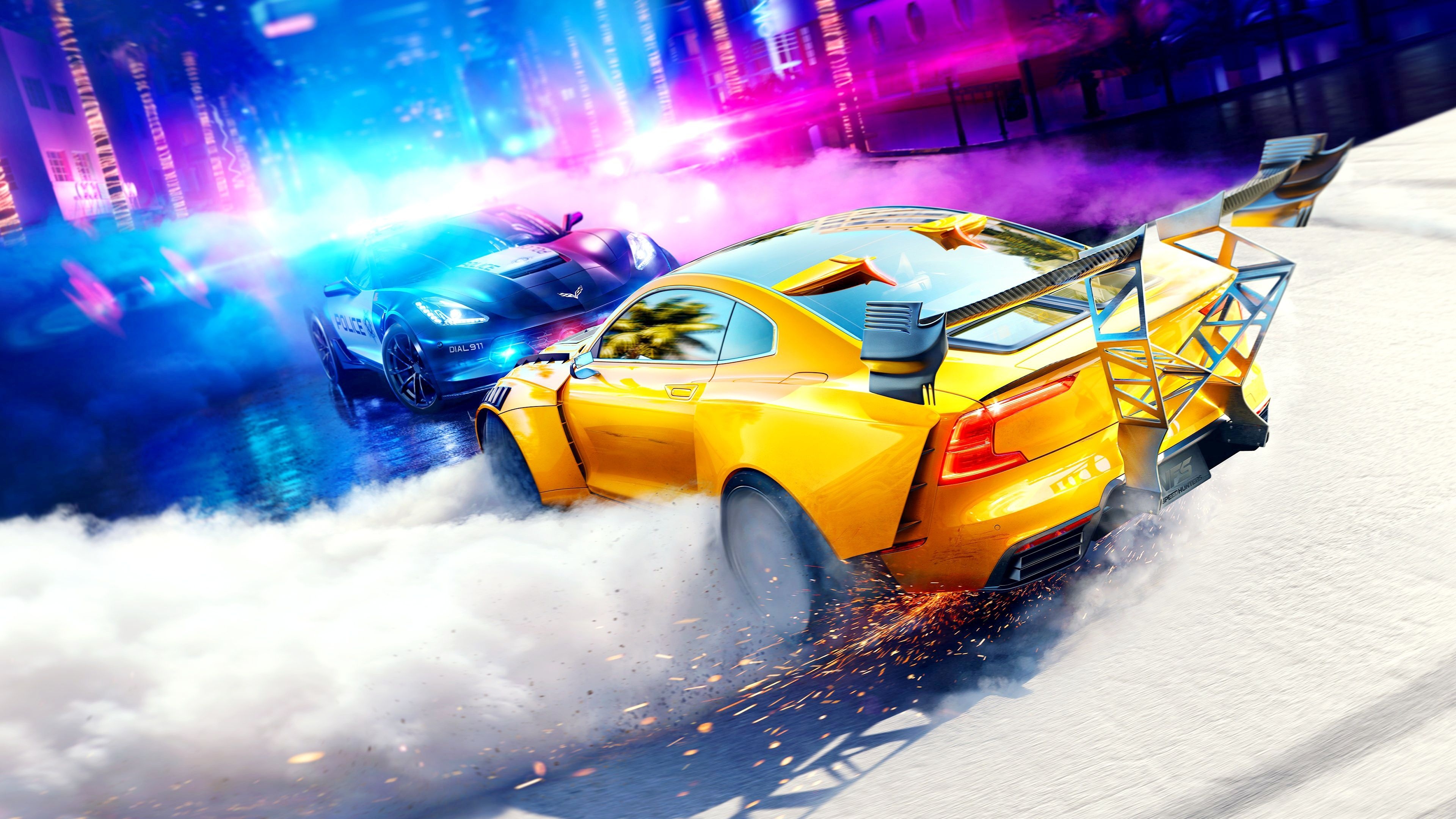 Racing Game, Thrilling races, Exhilarating gameplay, Fast-paced excitement, 3840x2160 4K Desktop