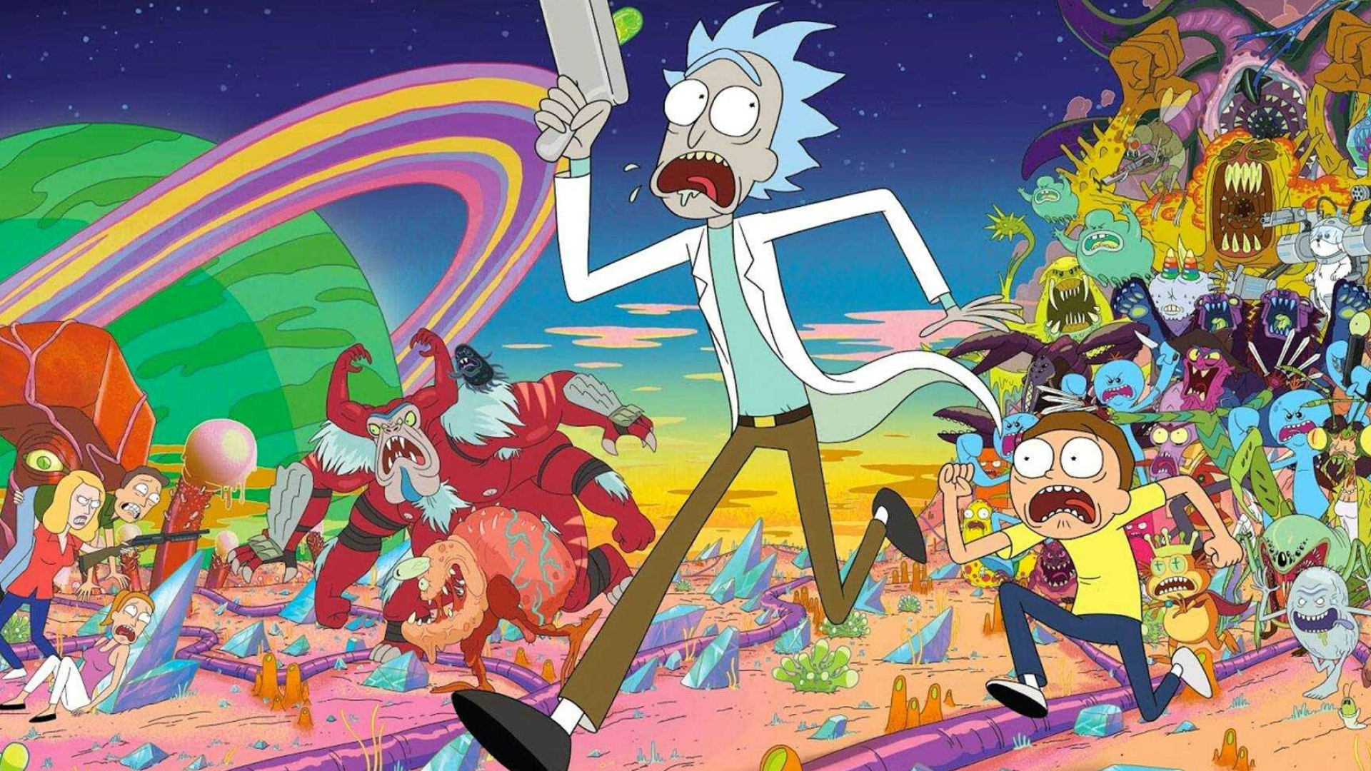 Rick and Morty: Won Primetime Emmy Awards for Outstanding Animated Program in 2018 and 2020. 1920x1080 Full HD Wallpaper.