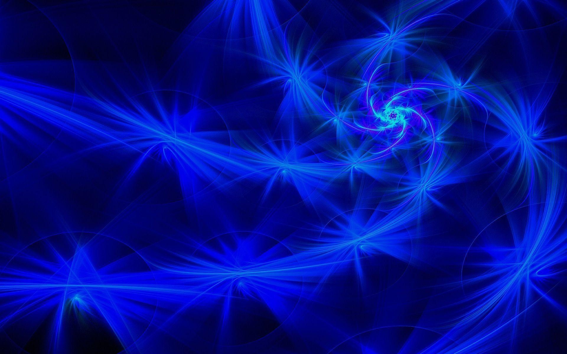 Neon blue swirls, Abstract design, Luminosity sensation, Digital artwork, Ring of light, 1920x1200 HD Desktop